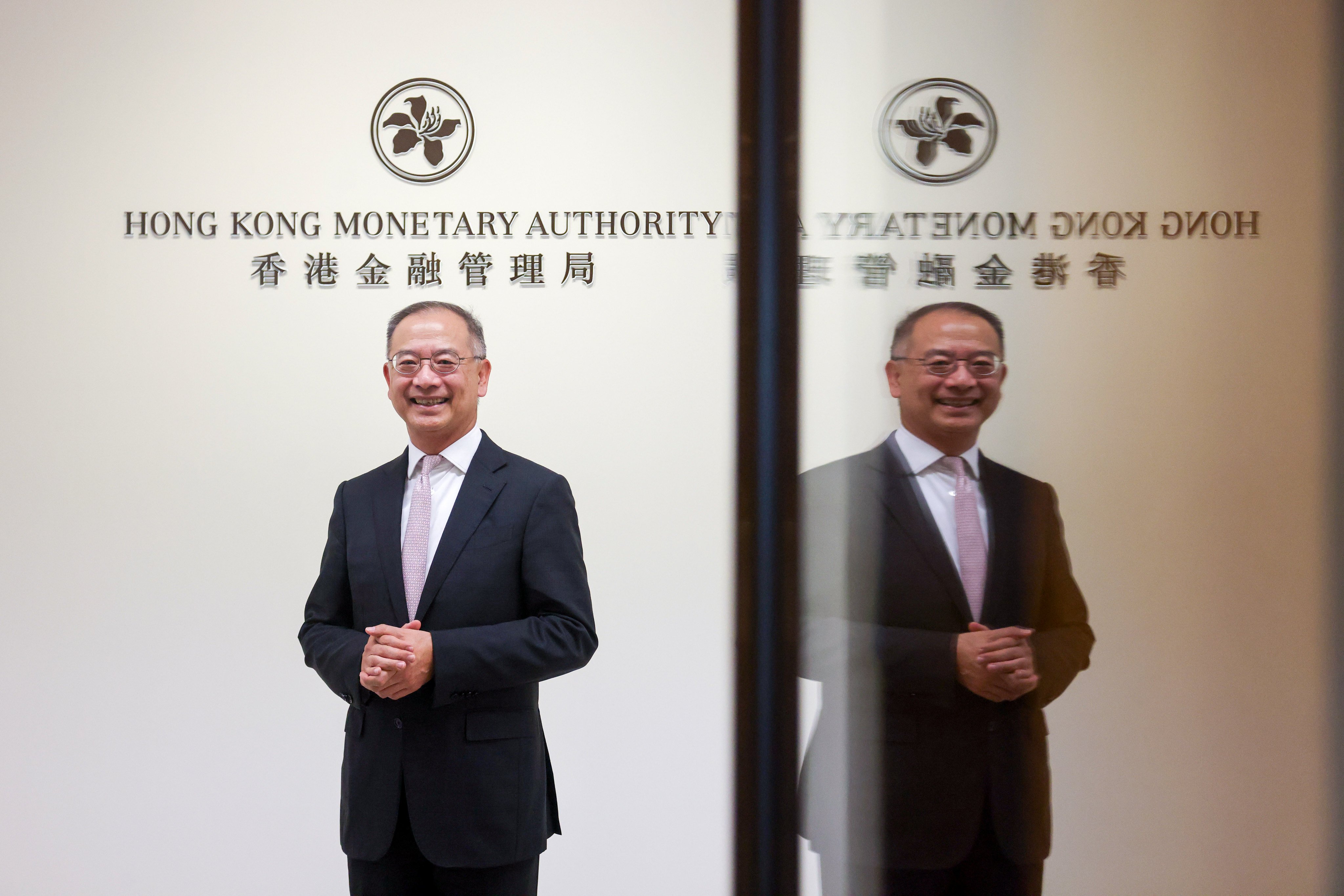 Hong Kong Monetary Authority CEO Eddie Yue Wai-man, pictured at his offices in IFC Two on September 26, 2024. Photo: Jonathan Wong