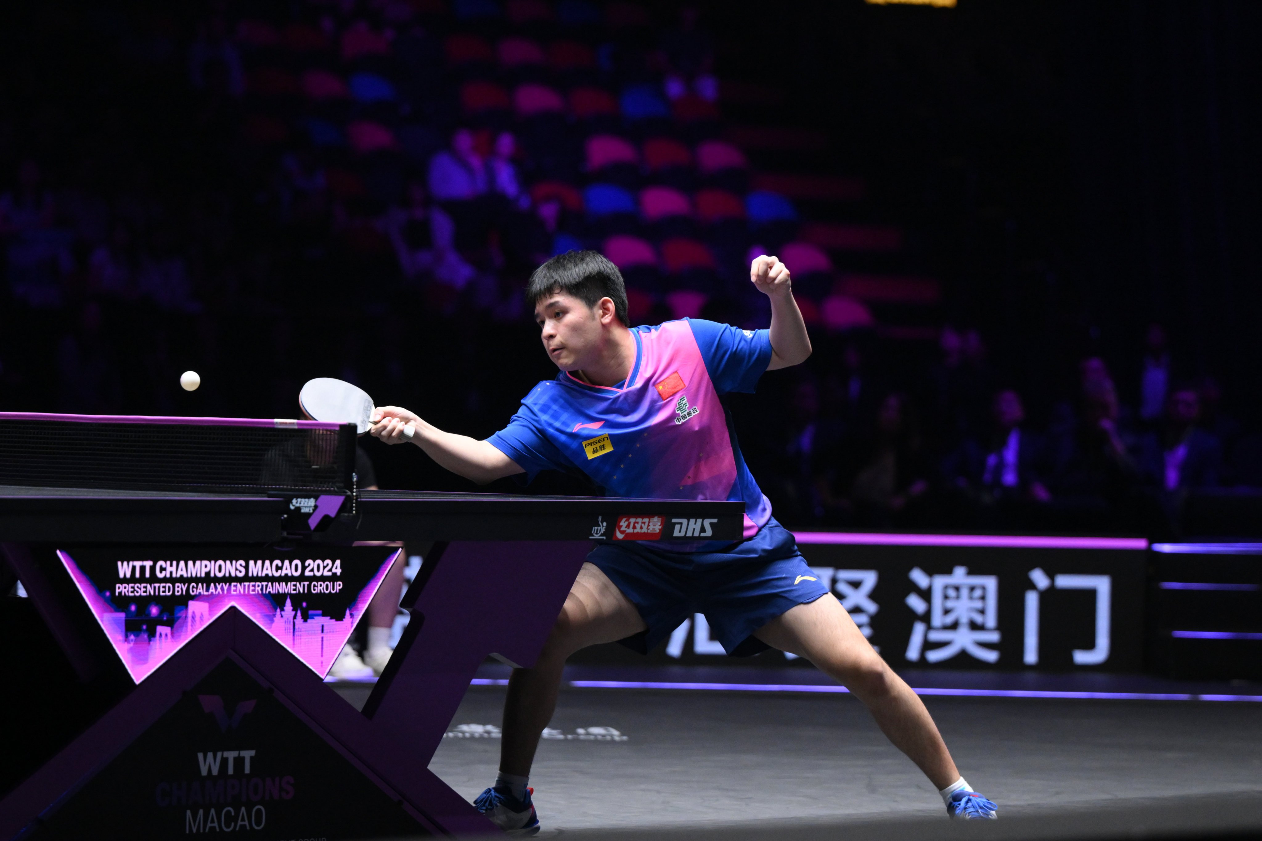 Lin Shidong, pictured playing in Macau in September, began strongly in Singapore. Photo: Xinhua