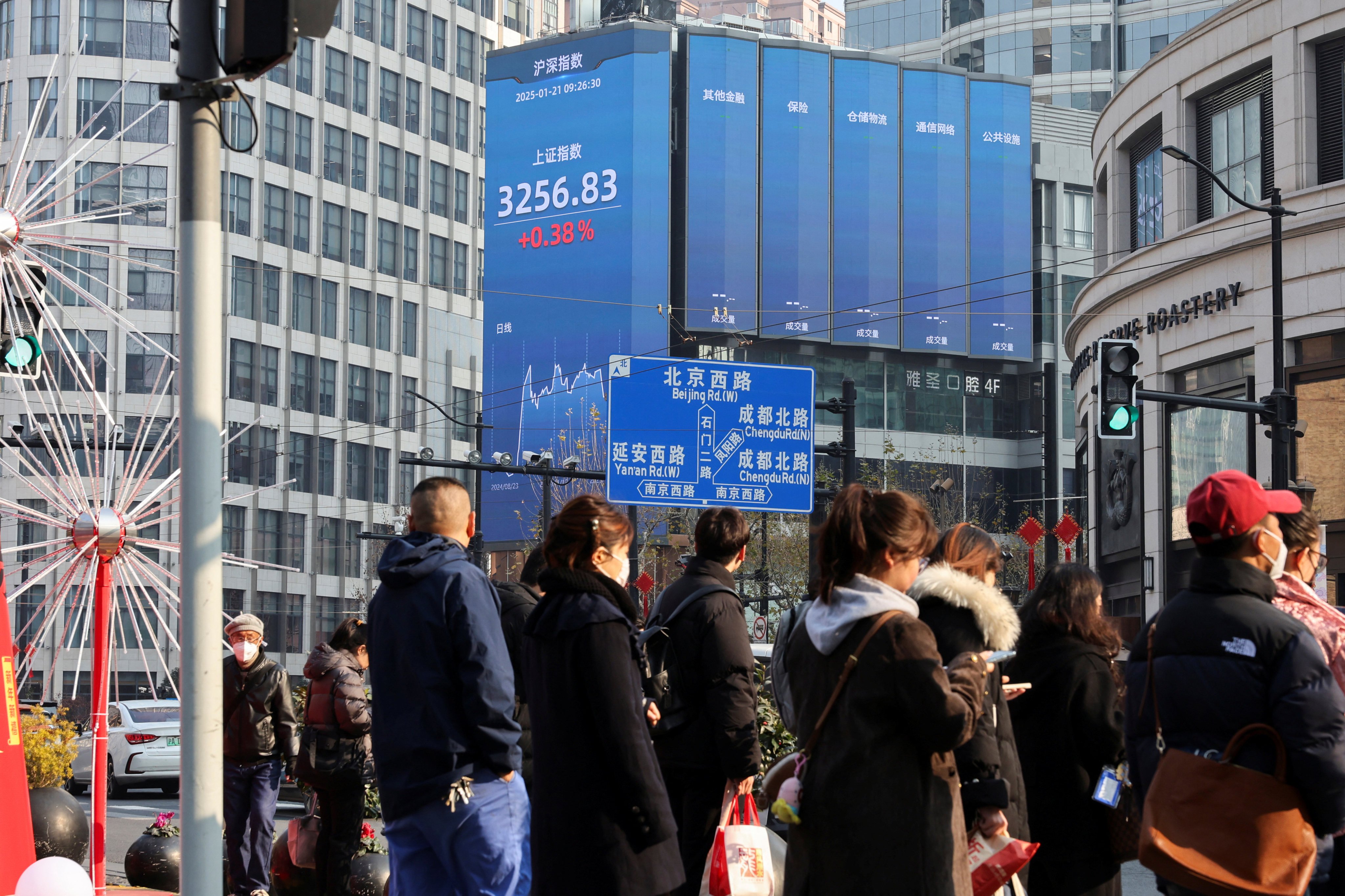 China’s onshore markets will resume trading on Wednesday after an eight-day break. Photo: Reuters