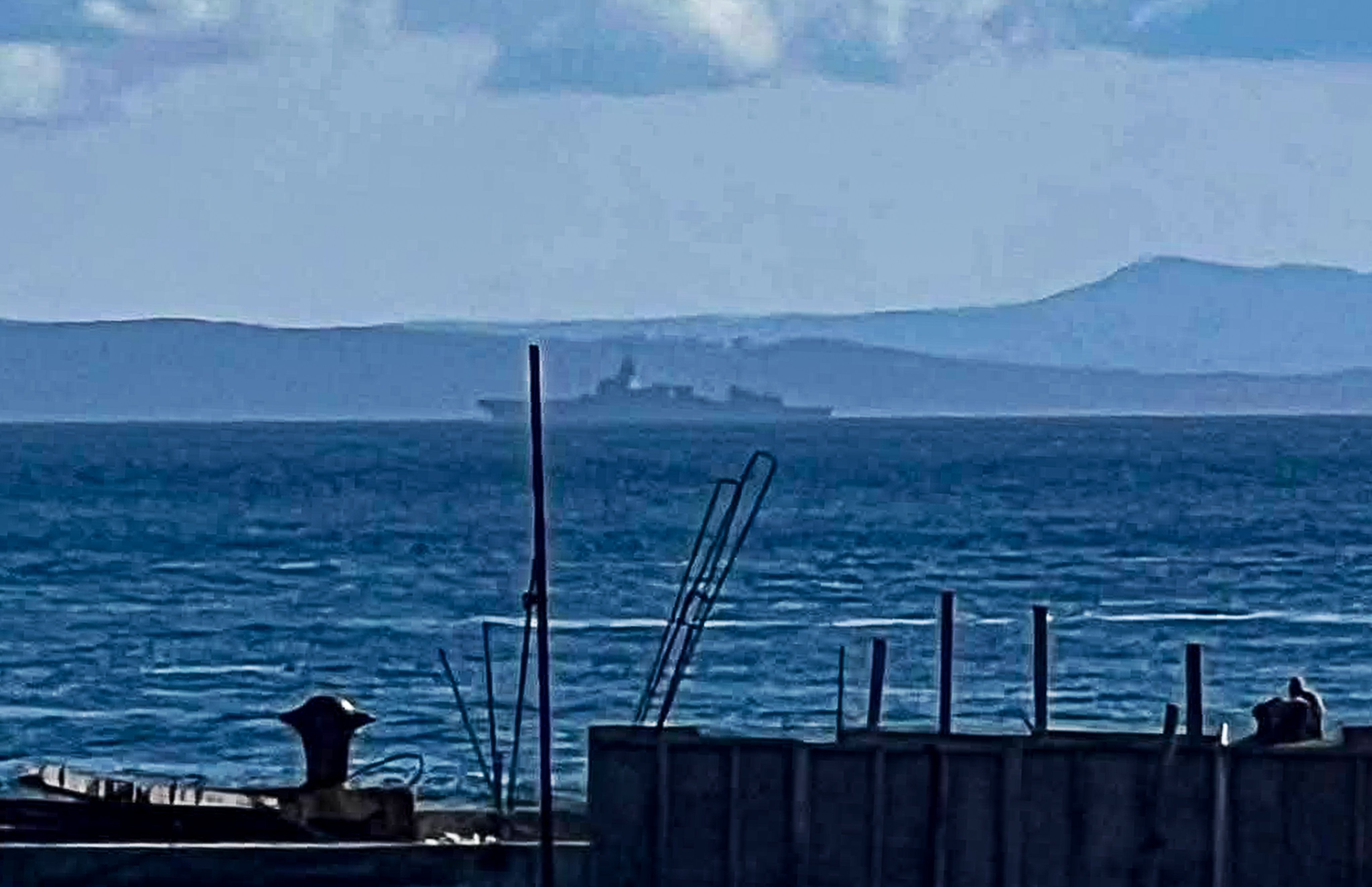 Philippine forces said they were tracking three PLA Navy vessels as they crossed the Basilan Strait on Sunday. Photo: Facebook/ Philippines Defence Forces Forum