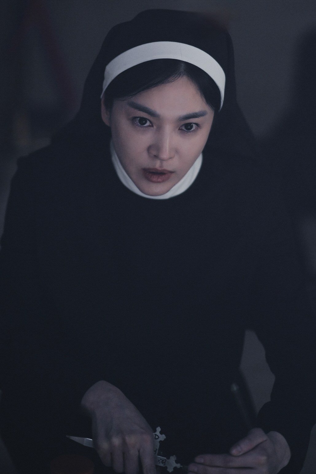 Song hye-kyo as Sister Junia in a still from Dark Nuns.