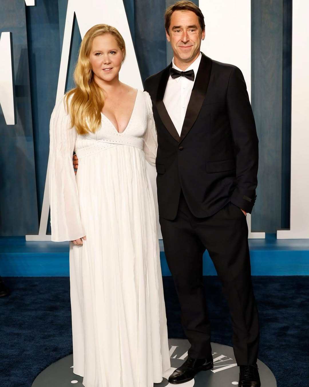 Comedian Amy Schumer and her husband, chef Chris Fischer, who married in 2018. Photo:  @amyschumer/Instagram