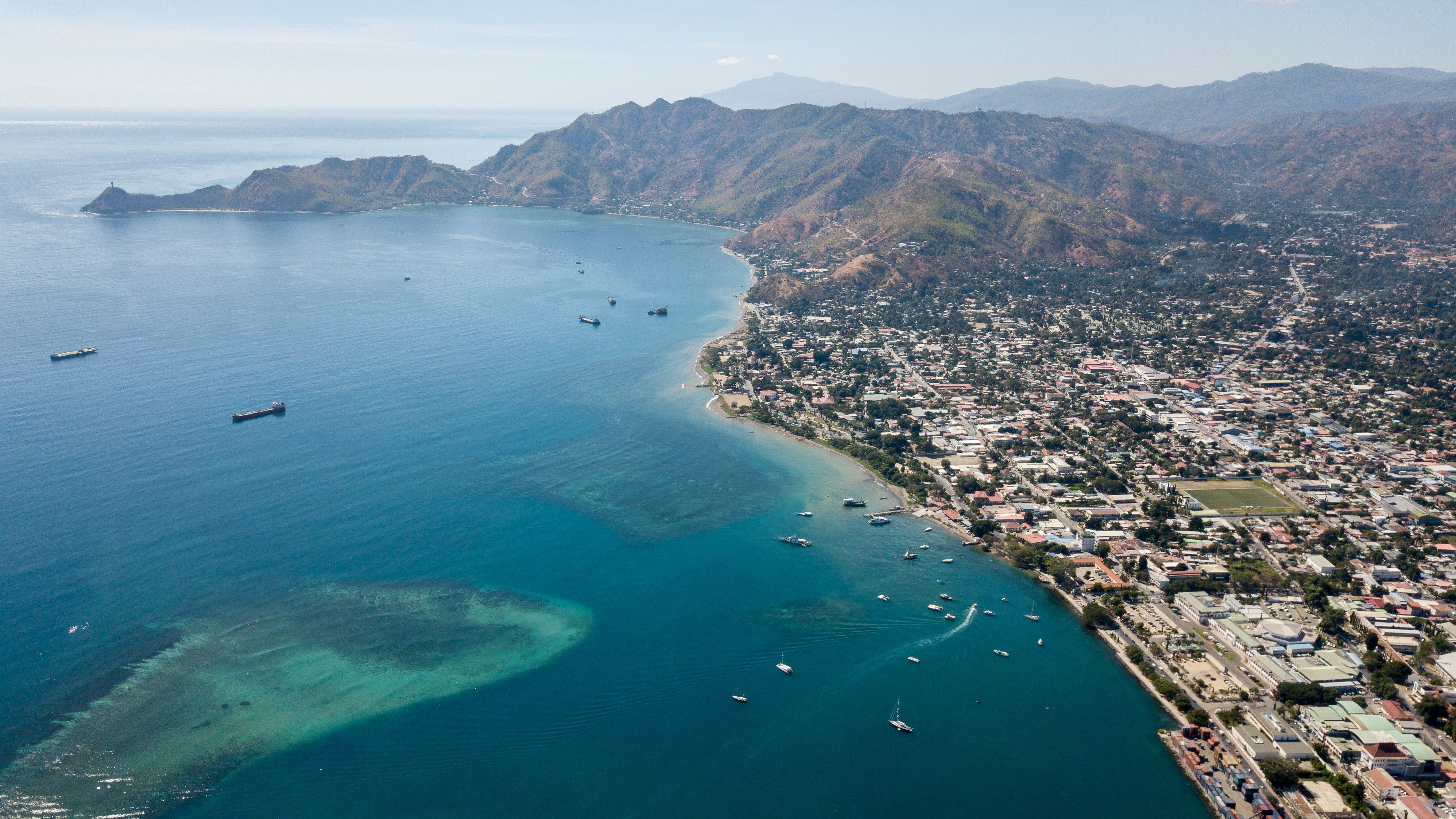 An aerial view of East Timor’s capital, Dili. Photo: Shutterstock