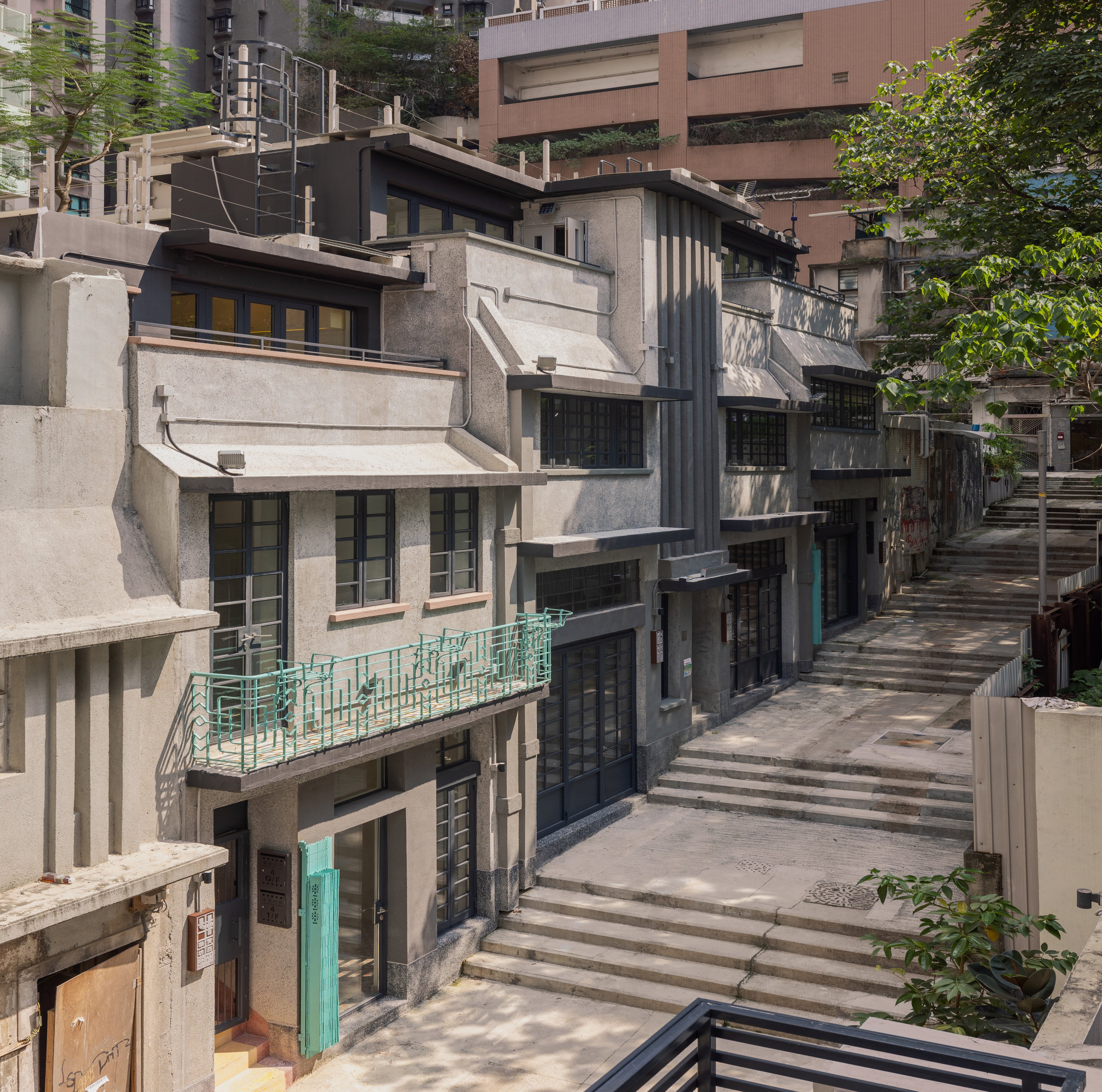 4-10 Wa In Fong West front facades in Hong Kong. Photo: Keith Sin