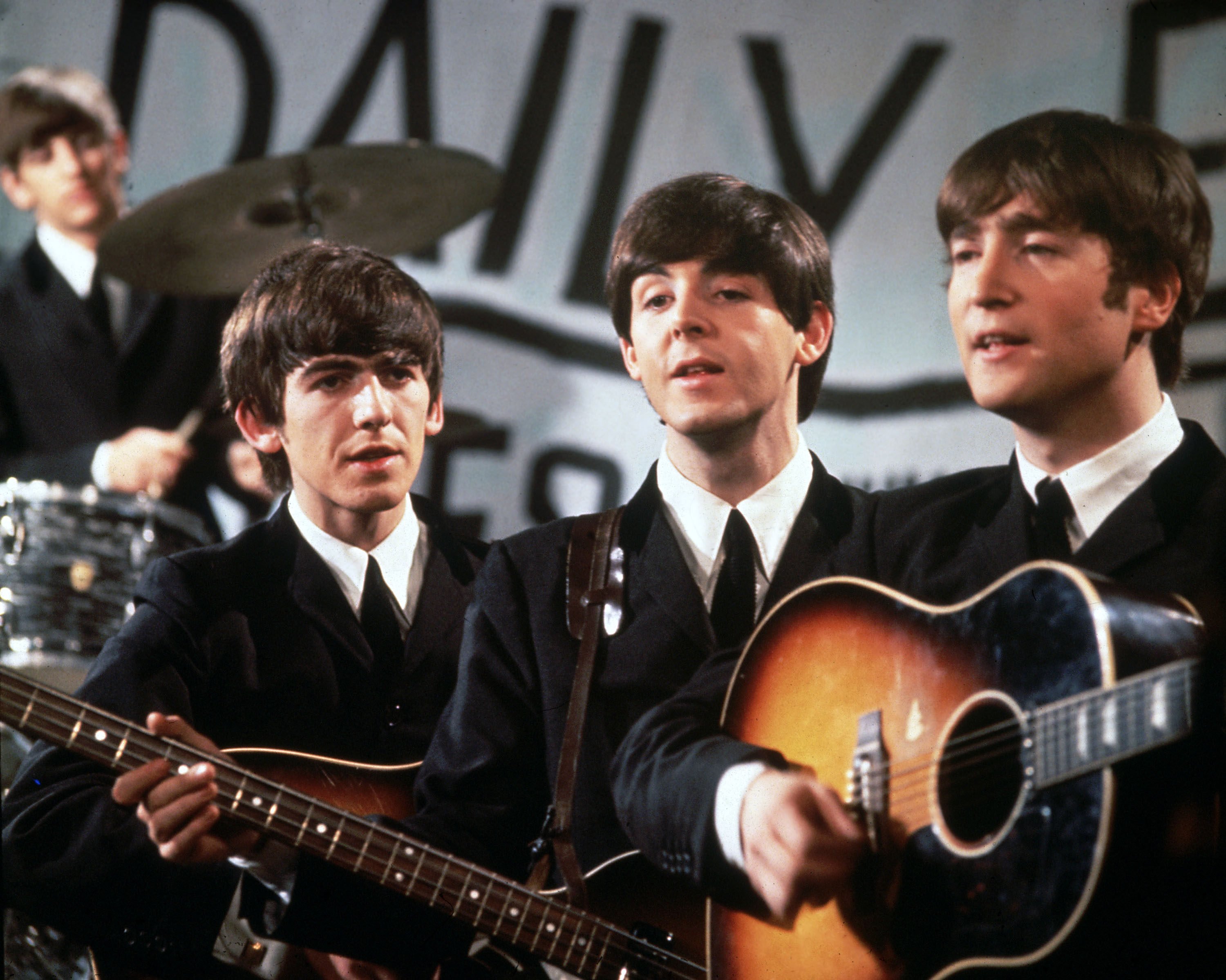 The Beatles perform in November 1963. Photo: Getty Images