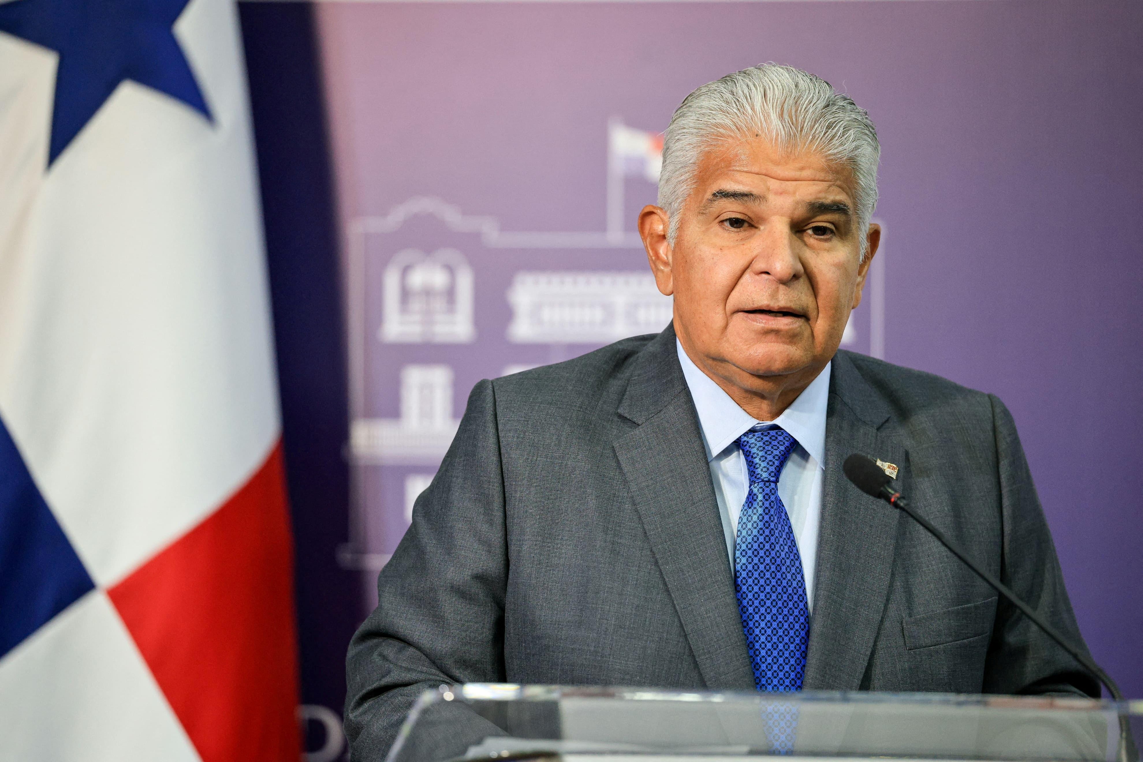 Panamanian President Jose Raul Mulino has ruled out a unilateral cancellation of a Hong Kong-based company’s concession to operate two ports in the Panama Canal. Photo: Presidencia de Panama/Handout via Reuters