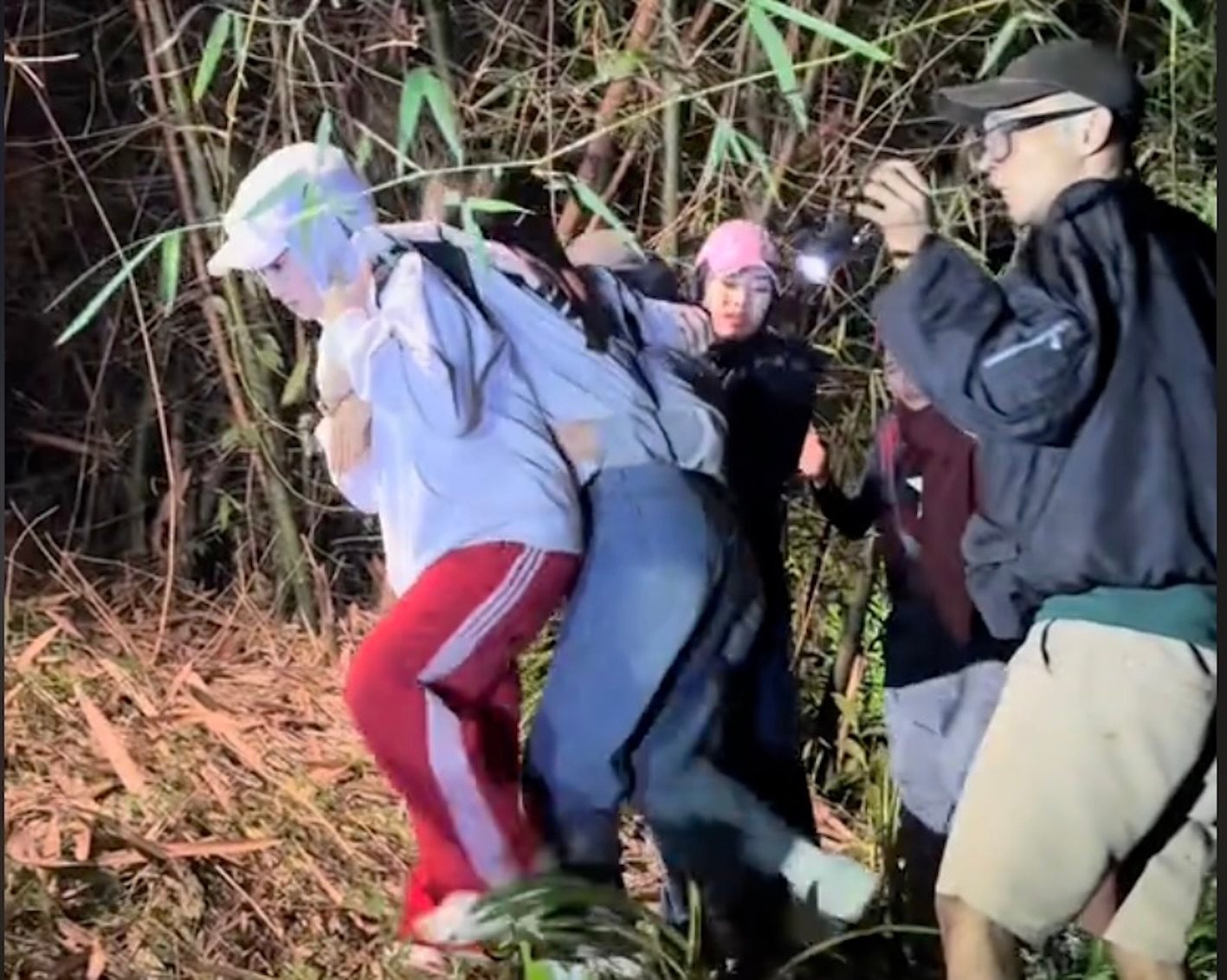 Eyka, a Malaysian TikTok influencer, was reportedly rescued from a jungle in Bandung, Indonesia, on Wednesday. Photo: Amnazhan/TikTok