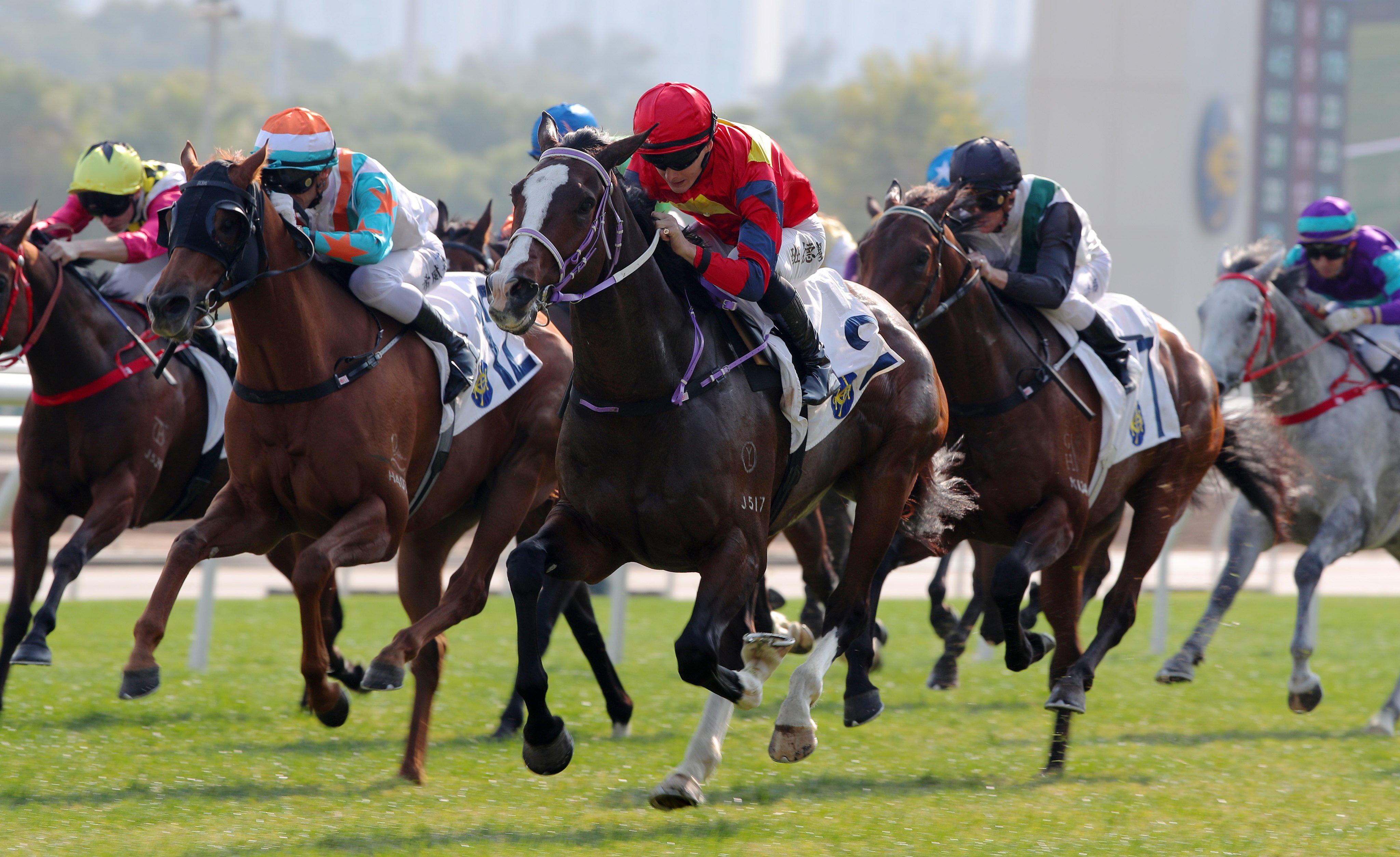 Hong Lok Golf salutes under Harry Bentley at Sha Tin last month. Photo: Kenneth Chan