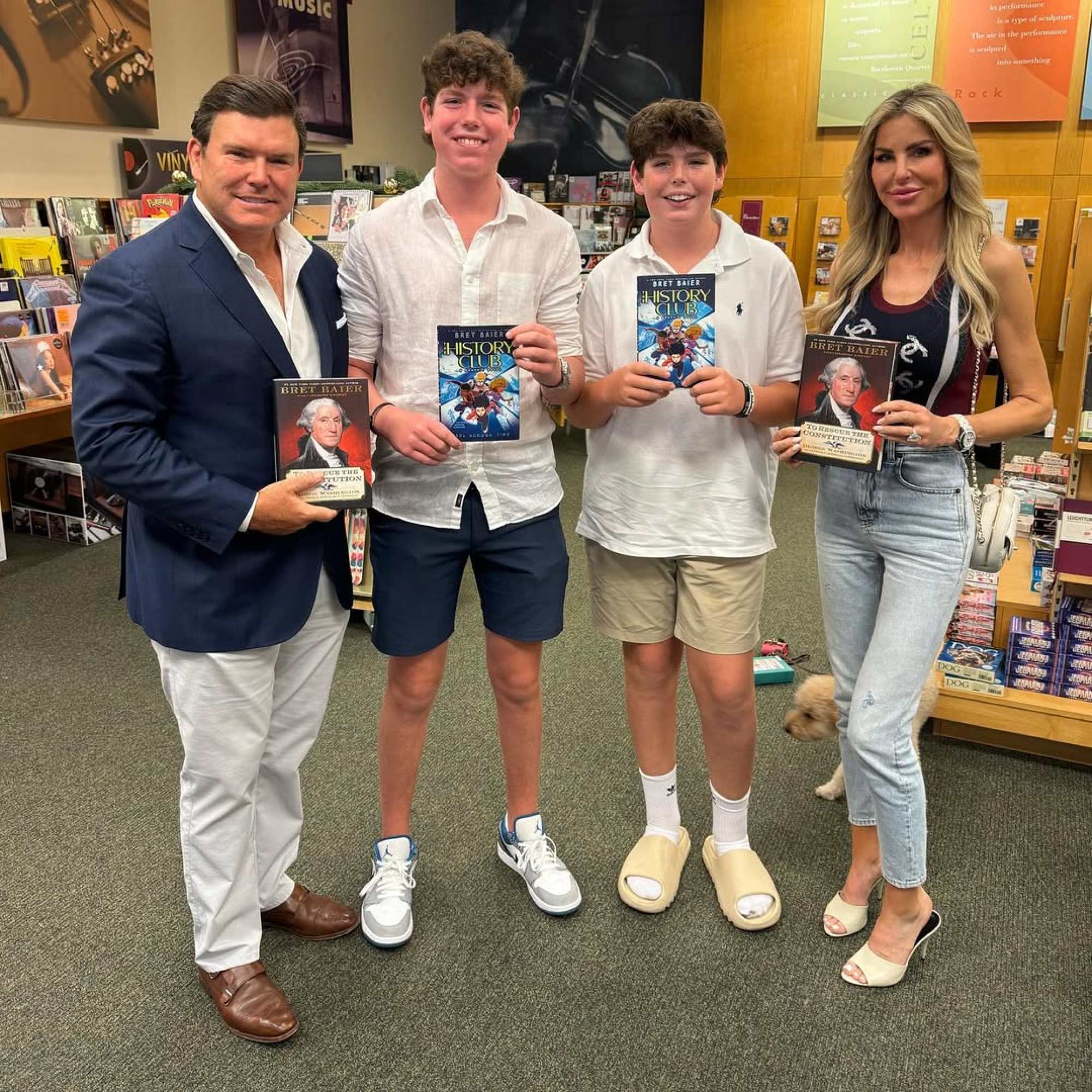 Who is Bret Baier's glamorous, Chanel-loving wife, Amy Baier? She met Fox  News' chief political anchor – who interviewed Donald Trump before the  Super Bowl – on a blind date in 2001 |