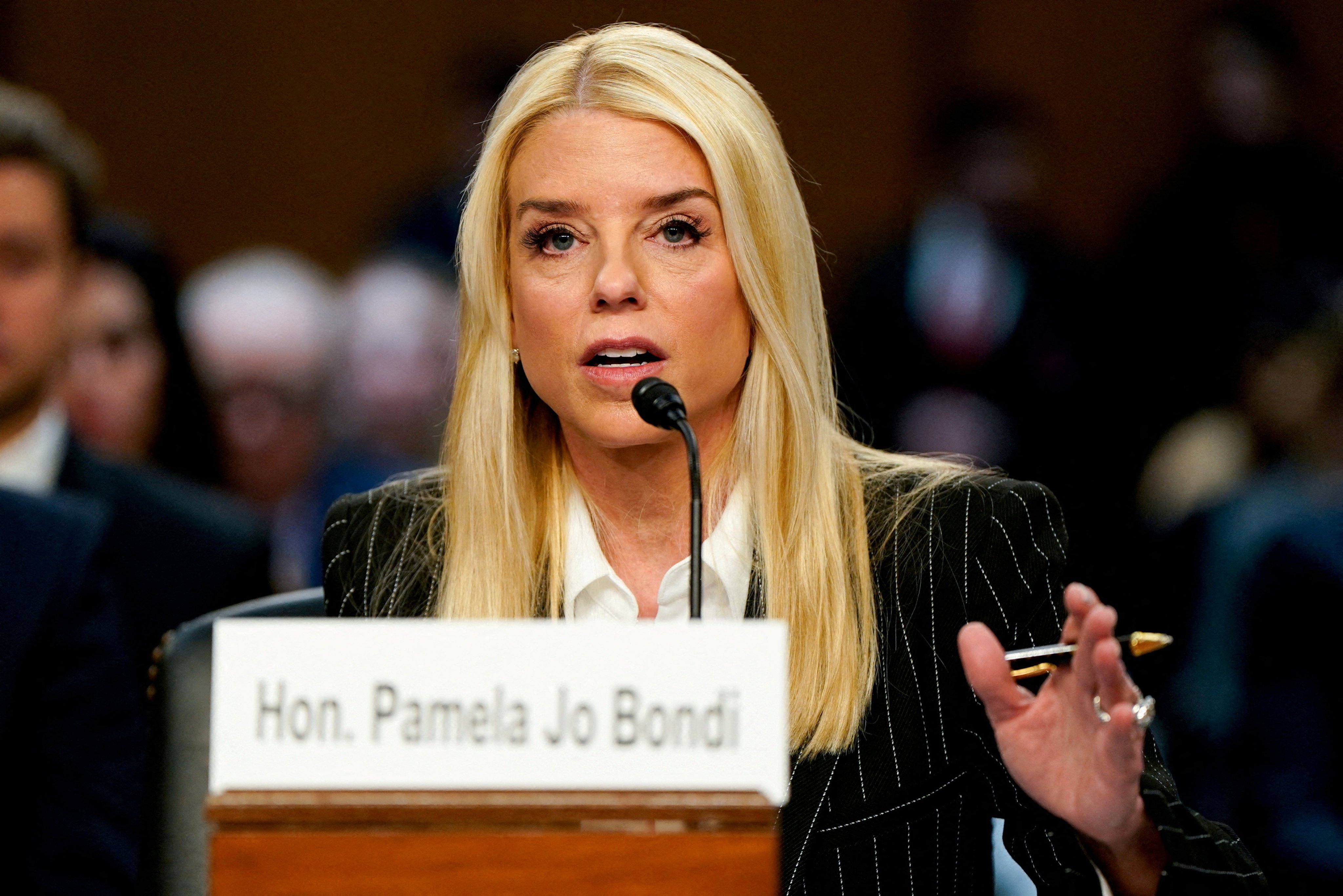 US Attorney General Pam Bondi. Photo: Reuters