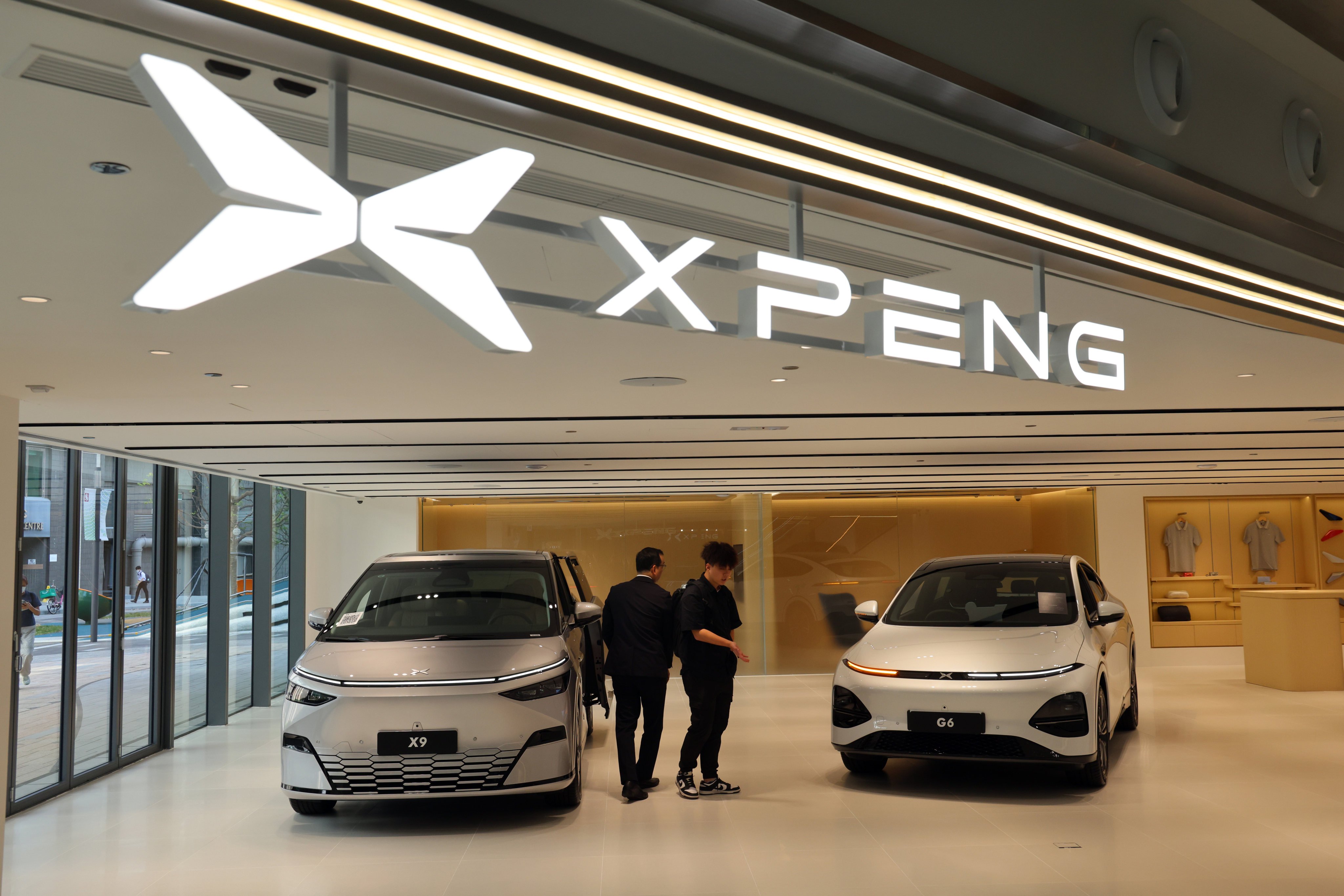 An Xpeng showroom in Hong Kong. Photo: Jelly Tse 