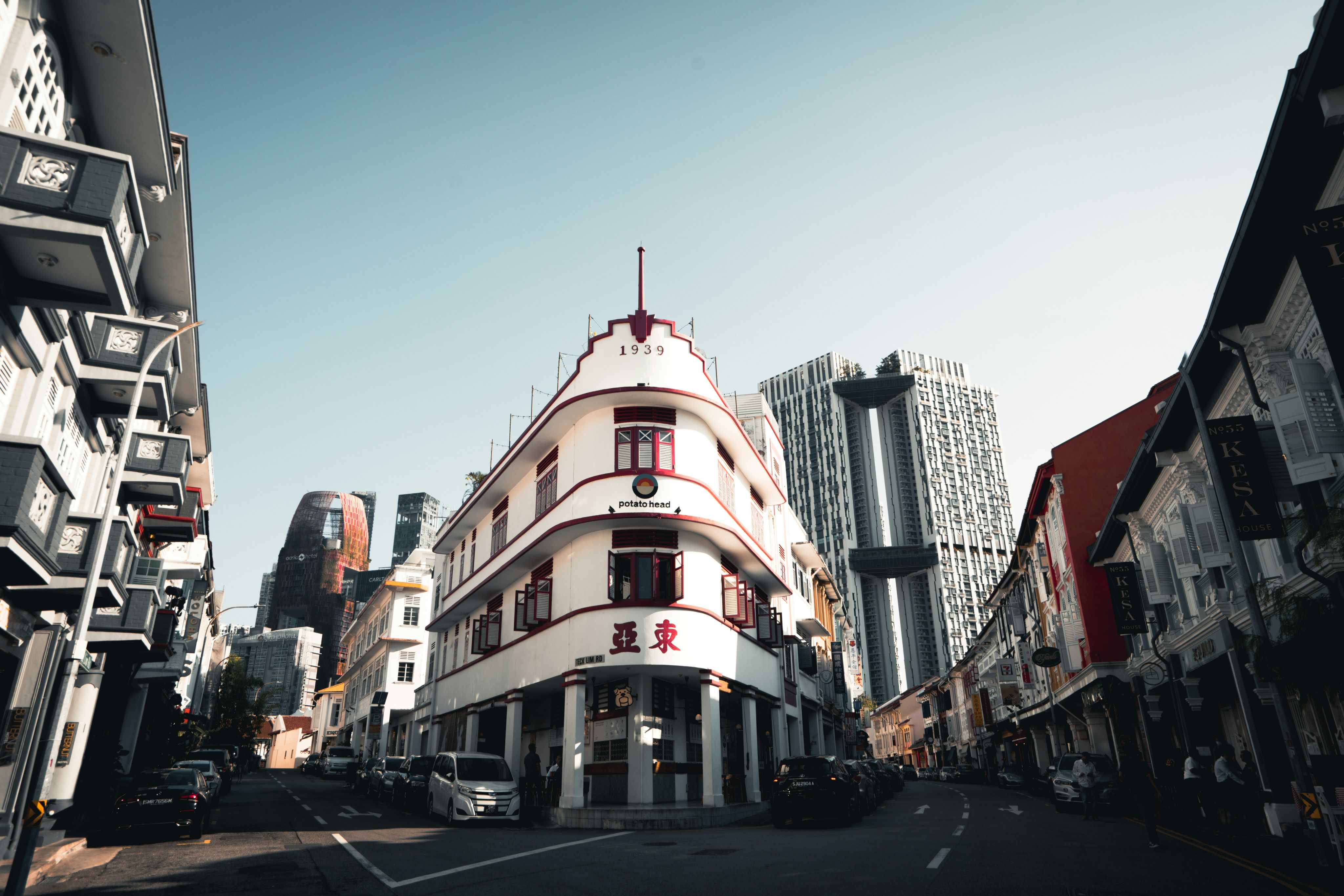 The junction of Teck Lim and Keong Saik roads in Singapore’s Tanjong Pagar conservation area. Photo: Unsplash