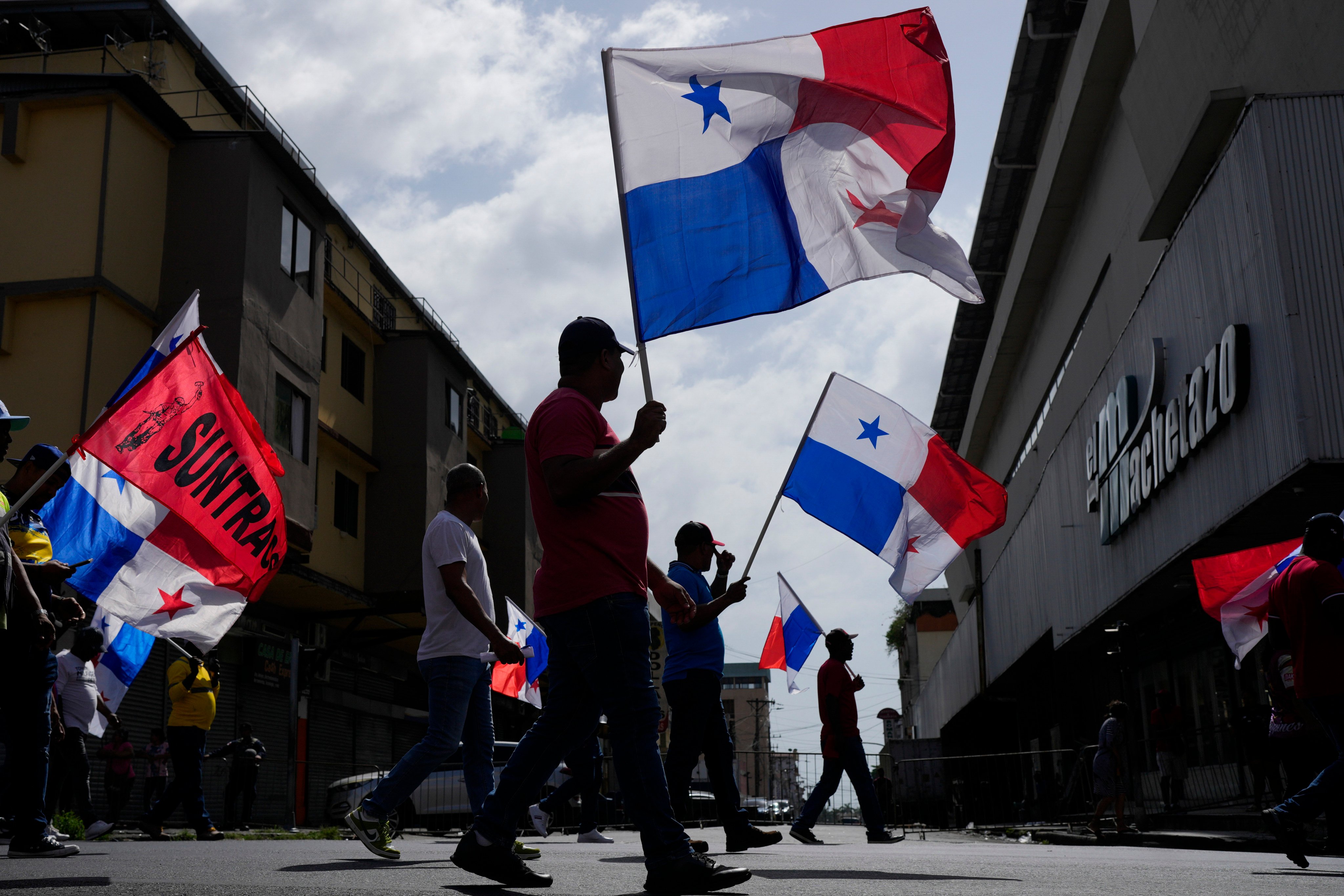 On February 2, protests in Panama City preceded US Secretary of State Marco Rubio’s visit. Days later, President José Raúl Mulino said Panama was withdrawing from China’s belt and road programme. Photo: AP