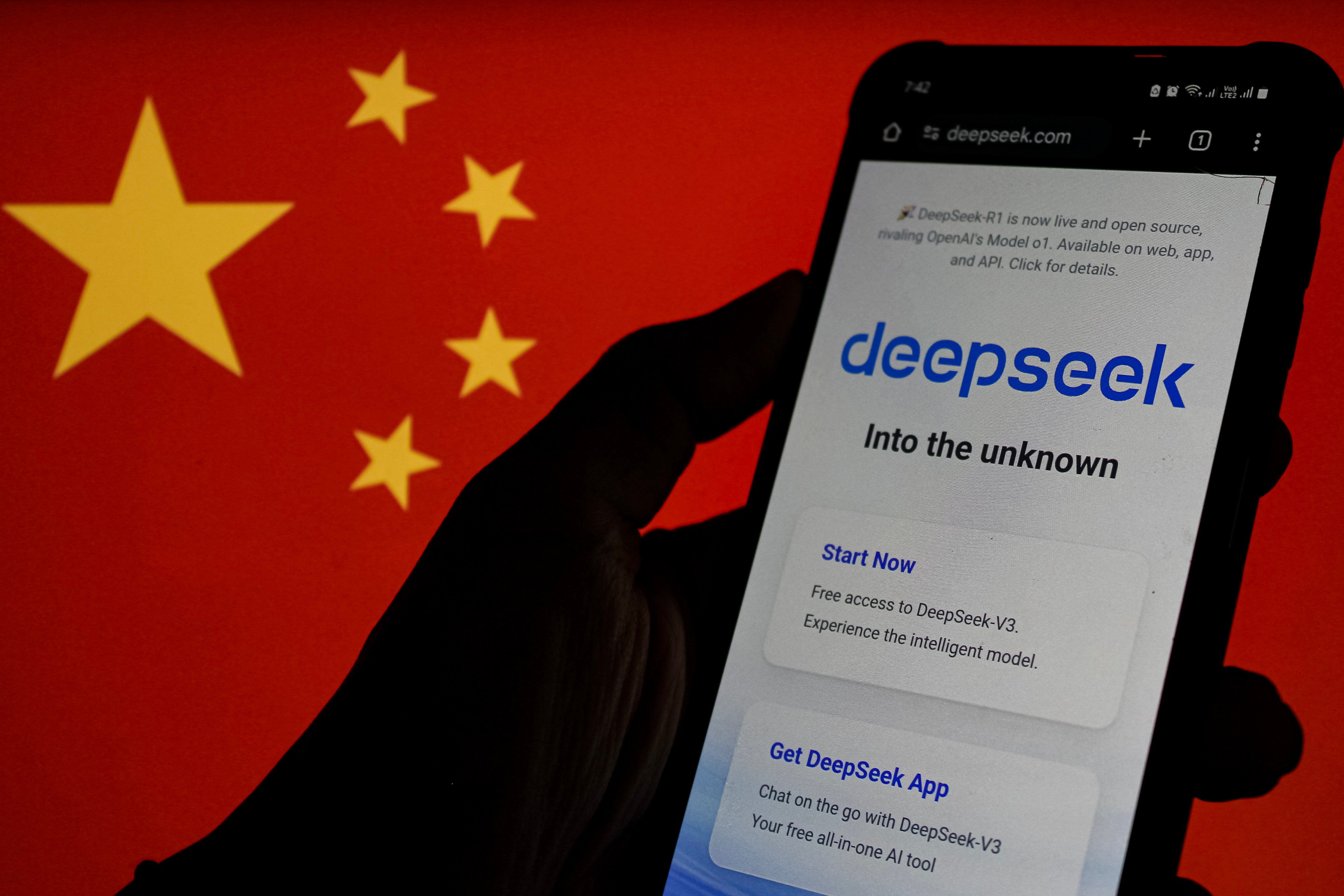 The US-China Economic and Security Review Commission’s hearing comes amid mounting concern among American policymakers about the unexpected success of Chinese AI company DeepSeek. Photo: Zuma Press Wire/dpa