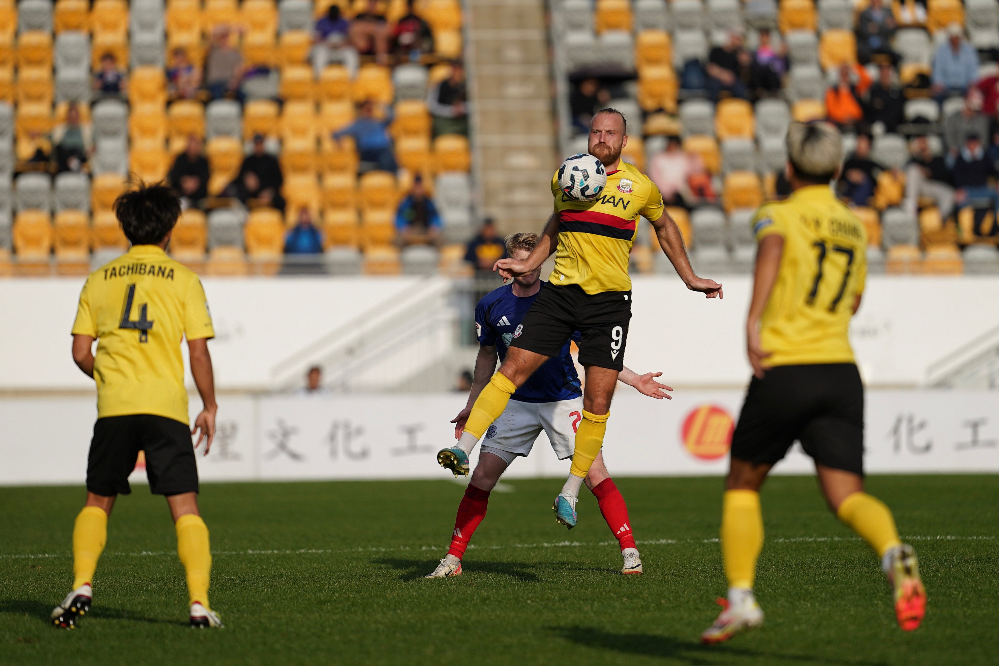 Ryan Tafazolli says top-level Hong Kong football, featuring the likes of Henri Anier, seen here, is more technically proficient than its English Football League counterpart. Photo: Elson Li