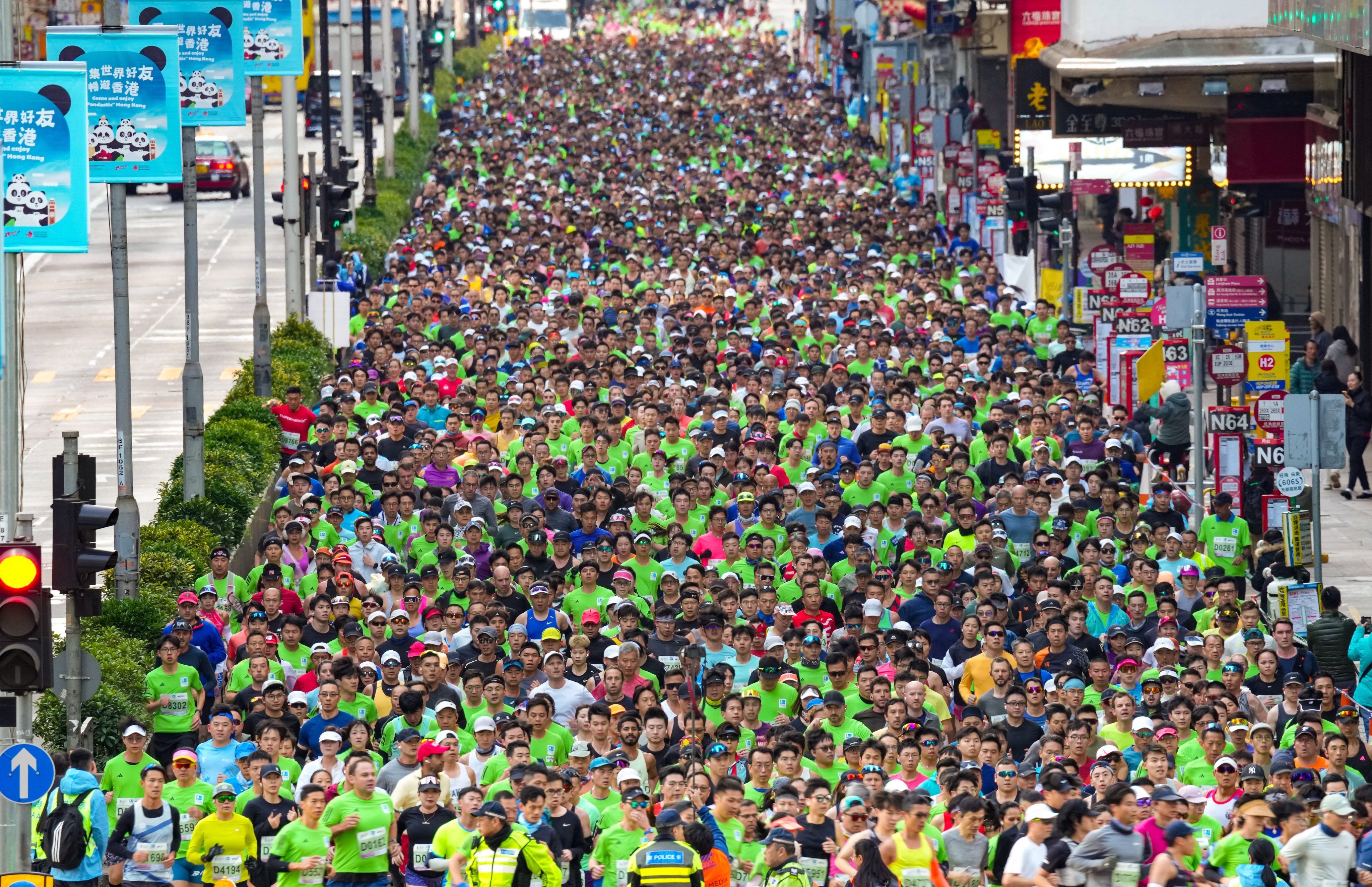 About 74,000 runners joined the event’s four race categories this year. Photo: Robert Ng