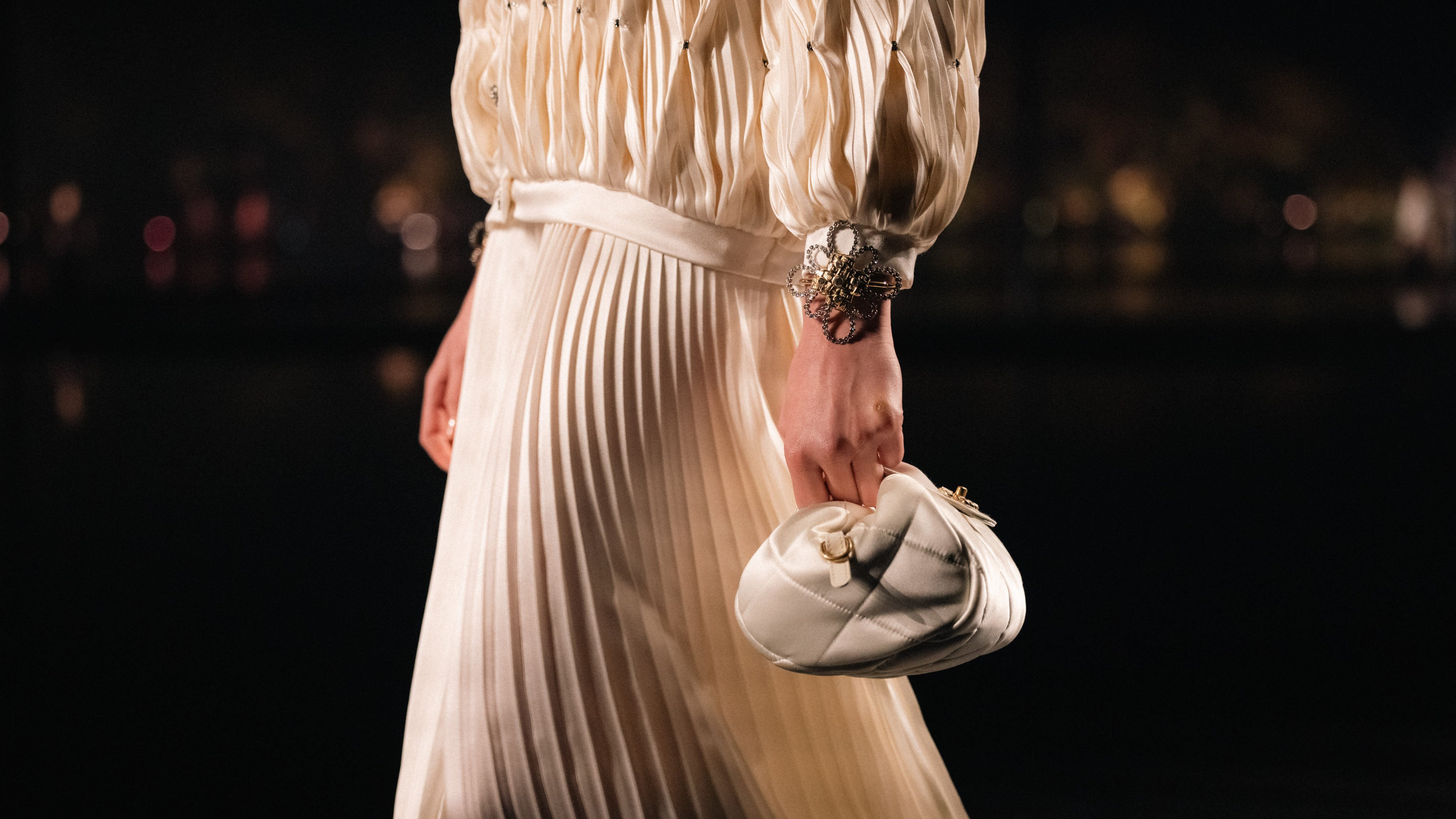 Pleating originated in ancient Greece and it’s still in fashion today, as seen on the runway at Chanel’s 2024-25 metiers d’art show in Hangzhou, China. Photo: Handout
