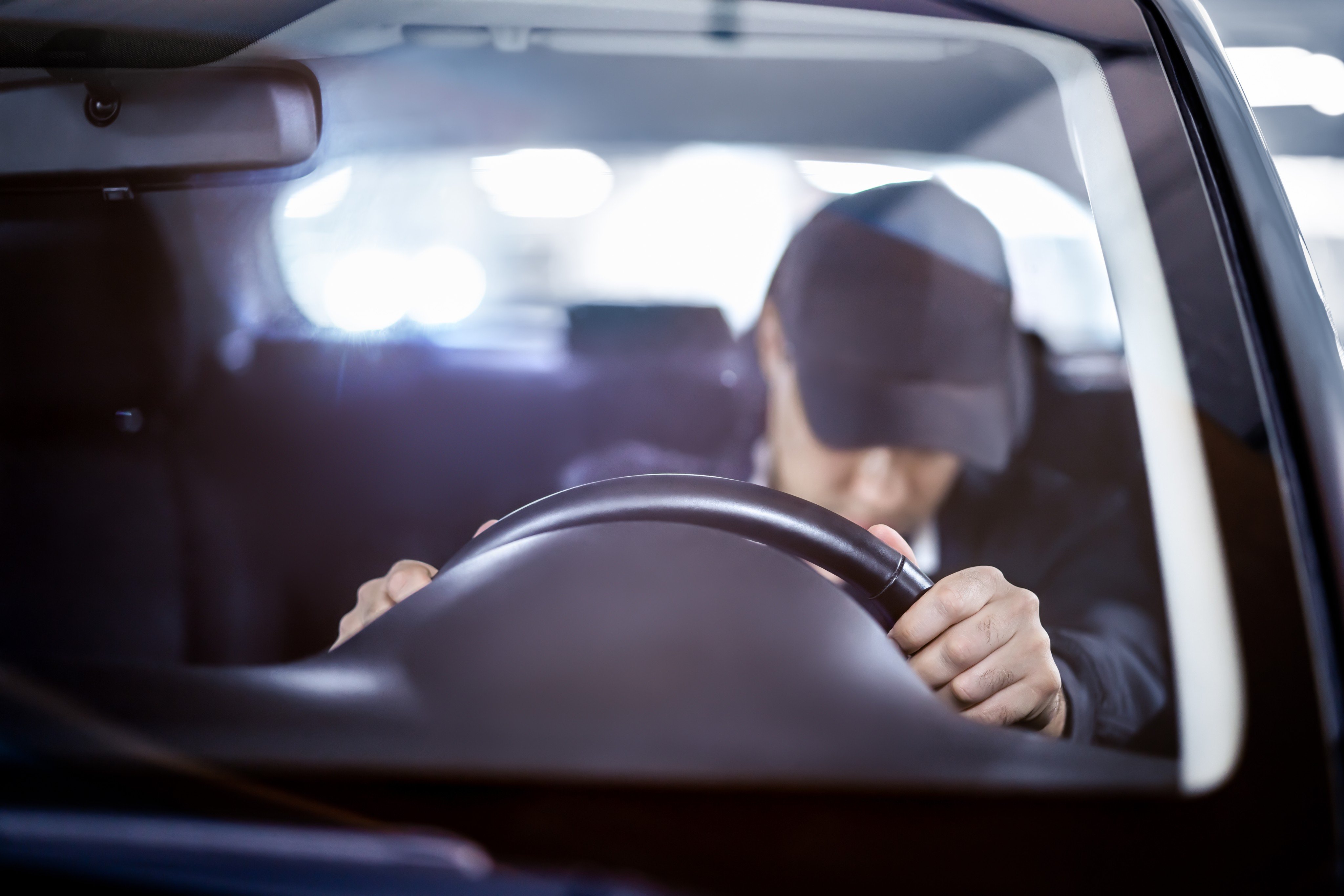 Closing your eyes, even for a second, while driving can be dangerous. If you feel drowsy, pull over and take a break form driving. Photo: Shutterstock