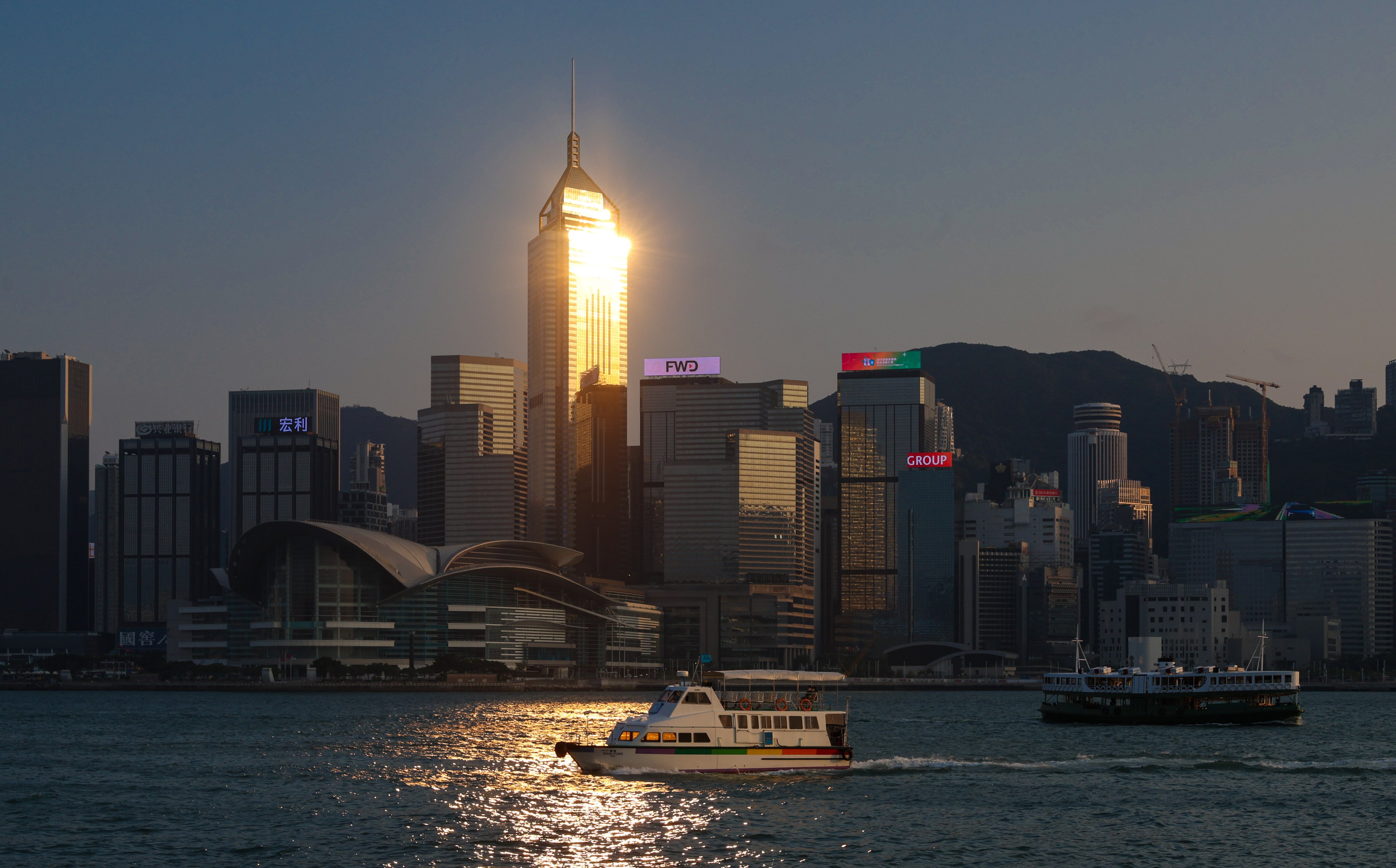 Looking across Victoria Harbour in Hong Kong. Photo: Yik Yeung-man