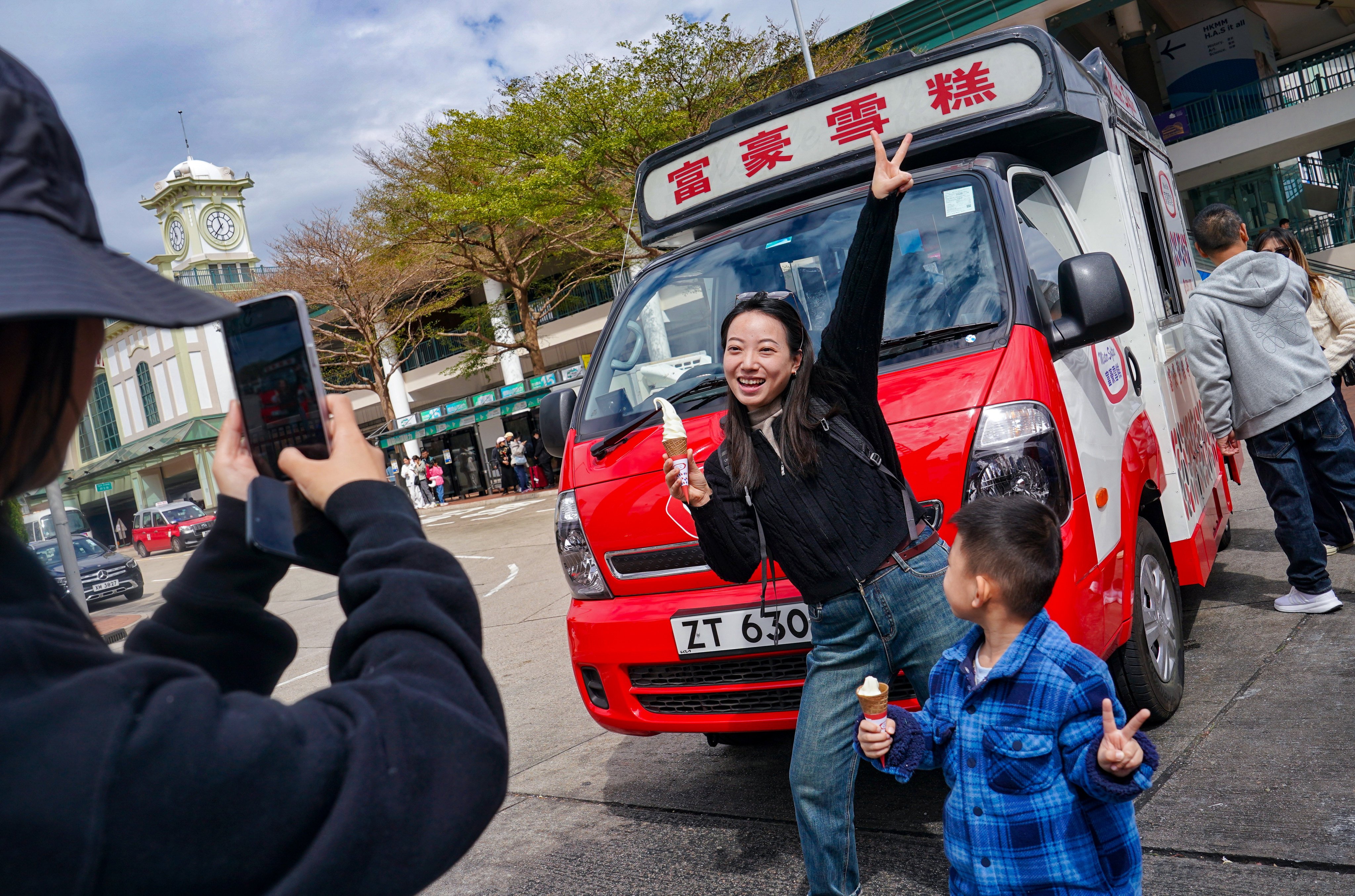 The trucks have become a favourite of locals and tourists alike. Photo: Elson Li