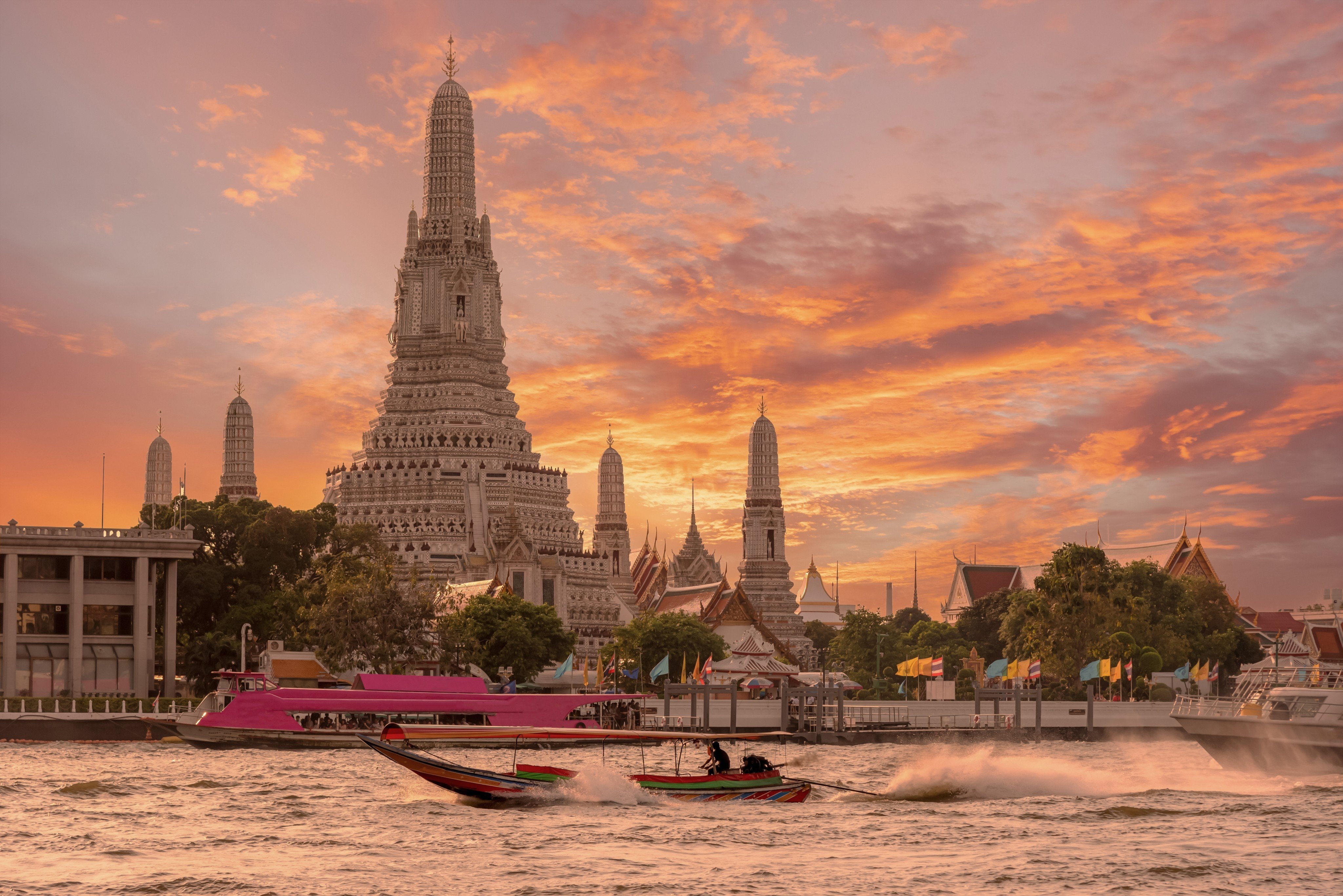 The view across Bangkok’s Chao Phraya river to the Wat Arun Buddhist temple. Two insiders describe their perfect day in the Thai capital. Photo: Shutterstock