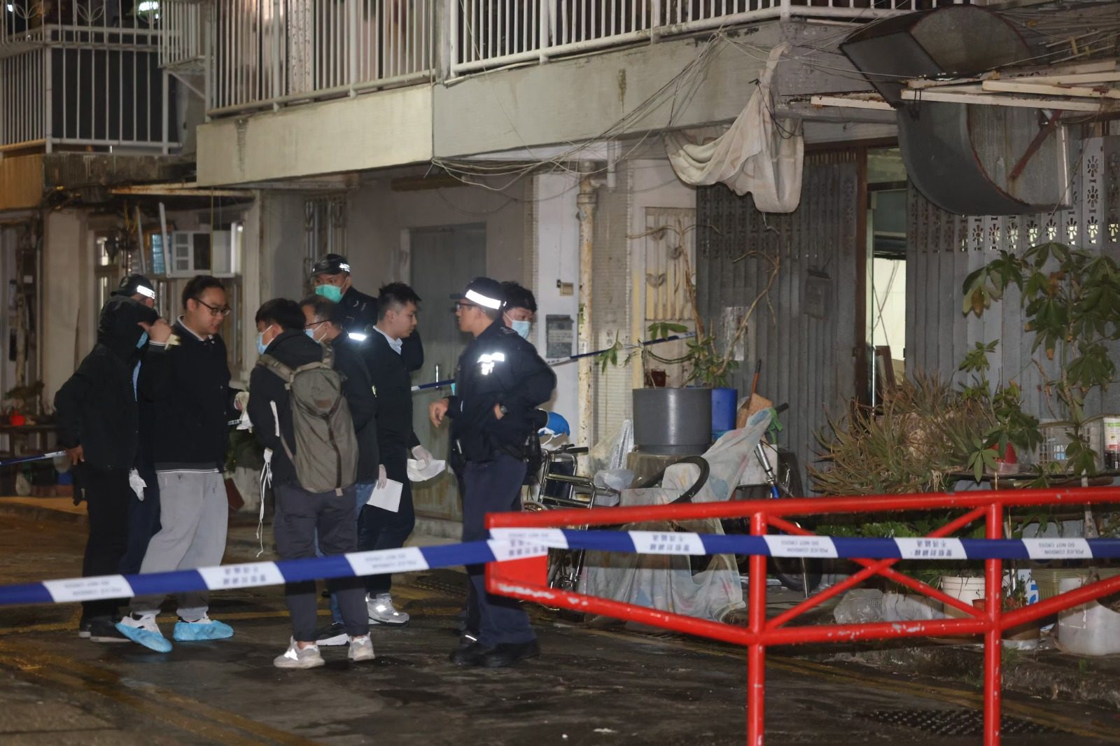 Police were called to the ground-floor premises at about 8pm. Photo: Handout