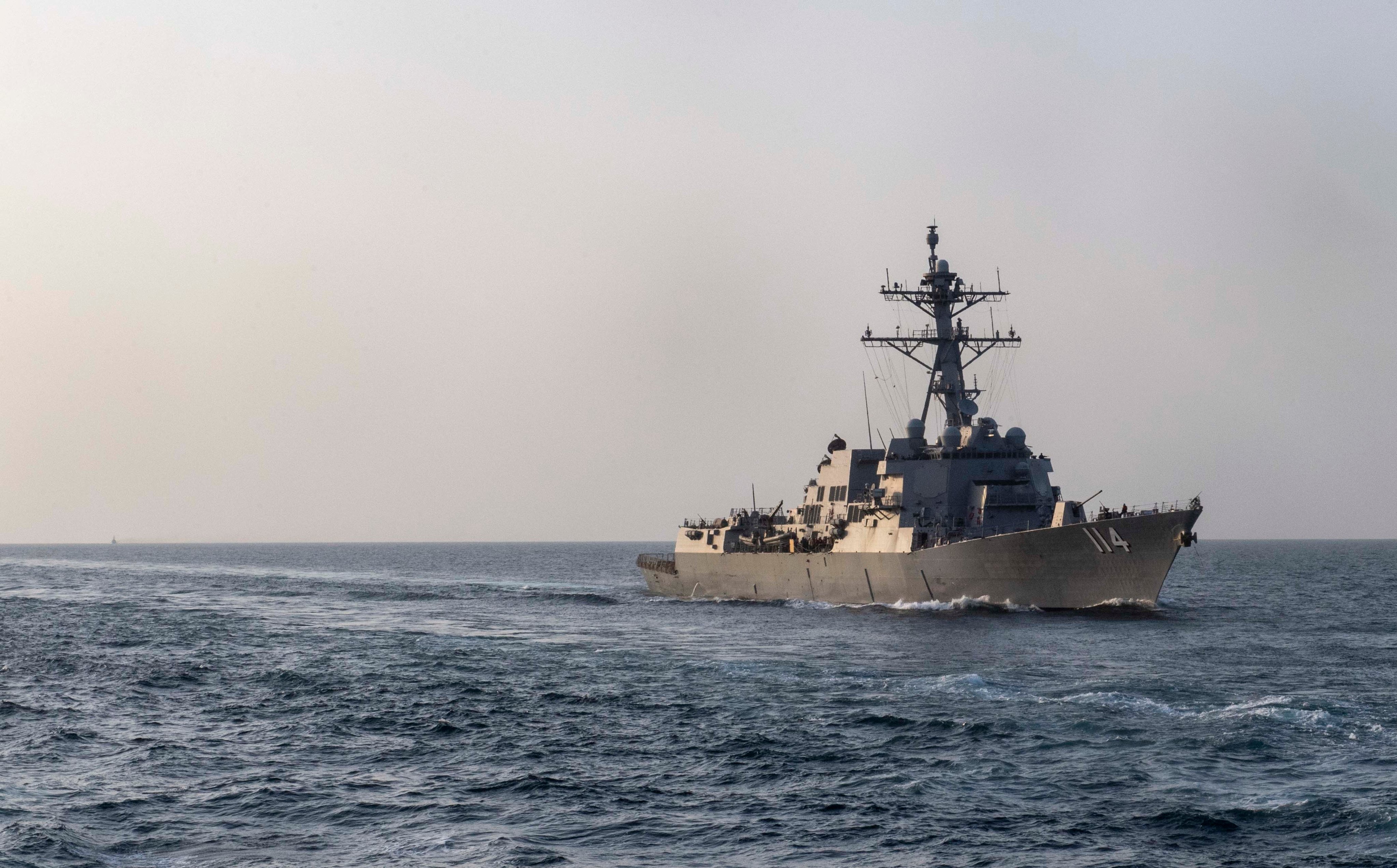 A file photo of the USS Ralph Johnson, which crossed the Taiwan Strait between Monday and Wednesday. Photo: U.S. Navy