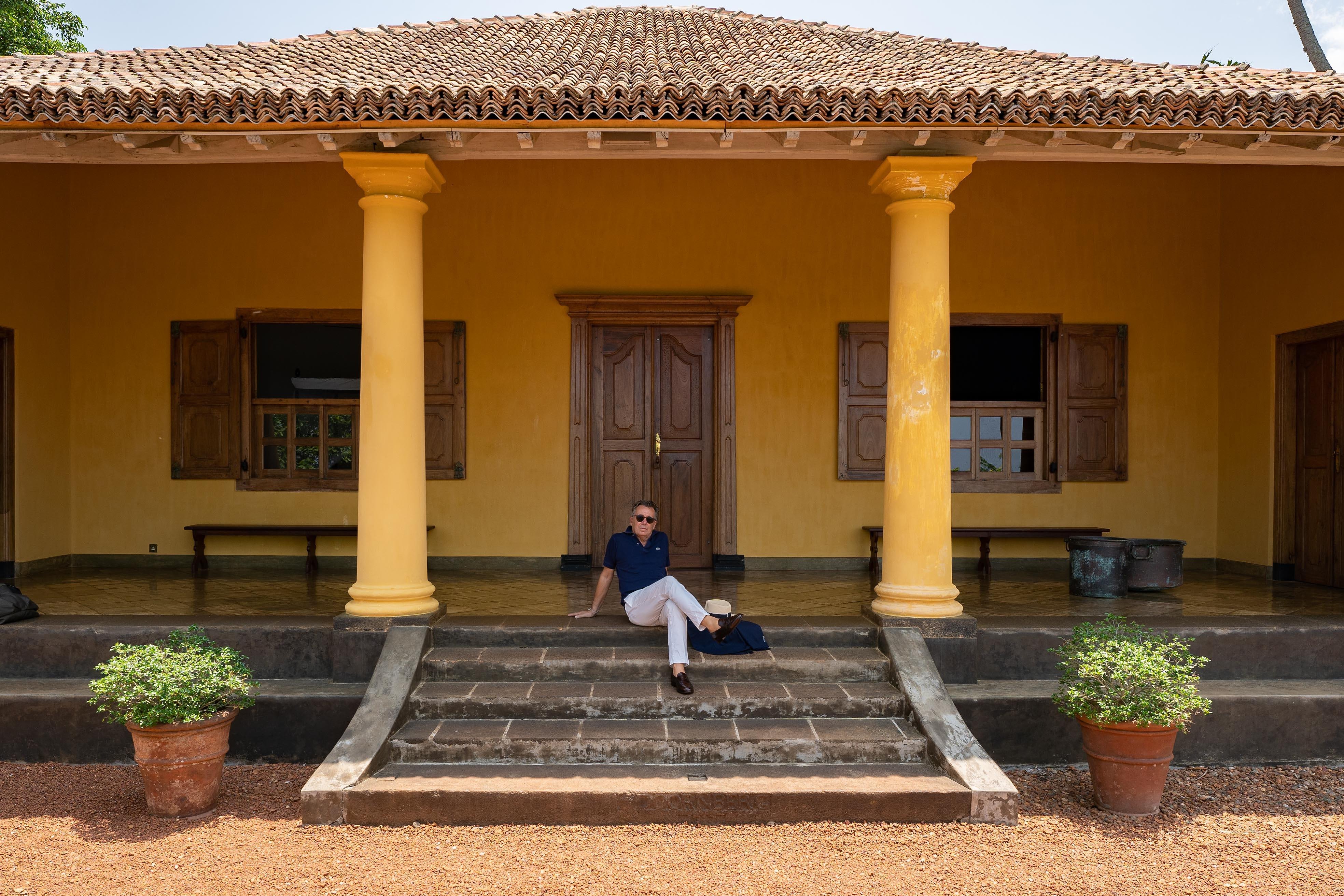 Peter Harris at Doornberg, Galle, Sri Lanka. Photo: Sebastian Posingis