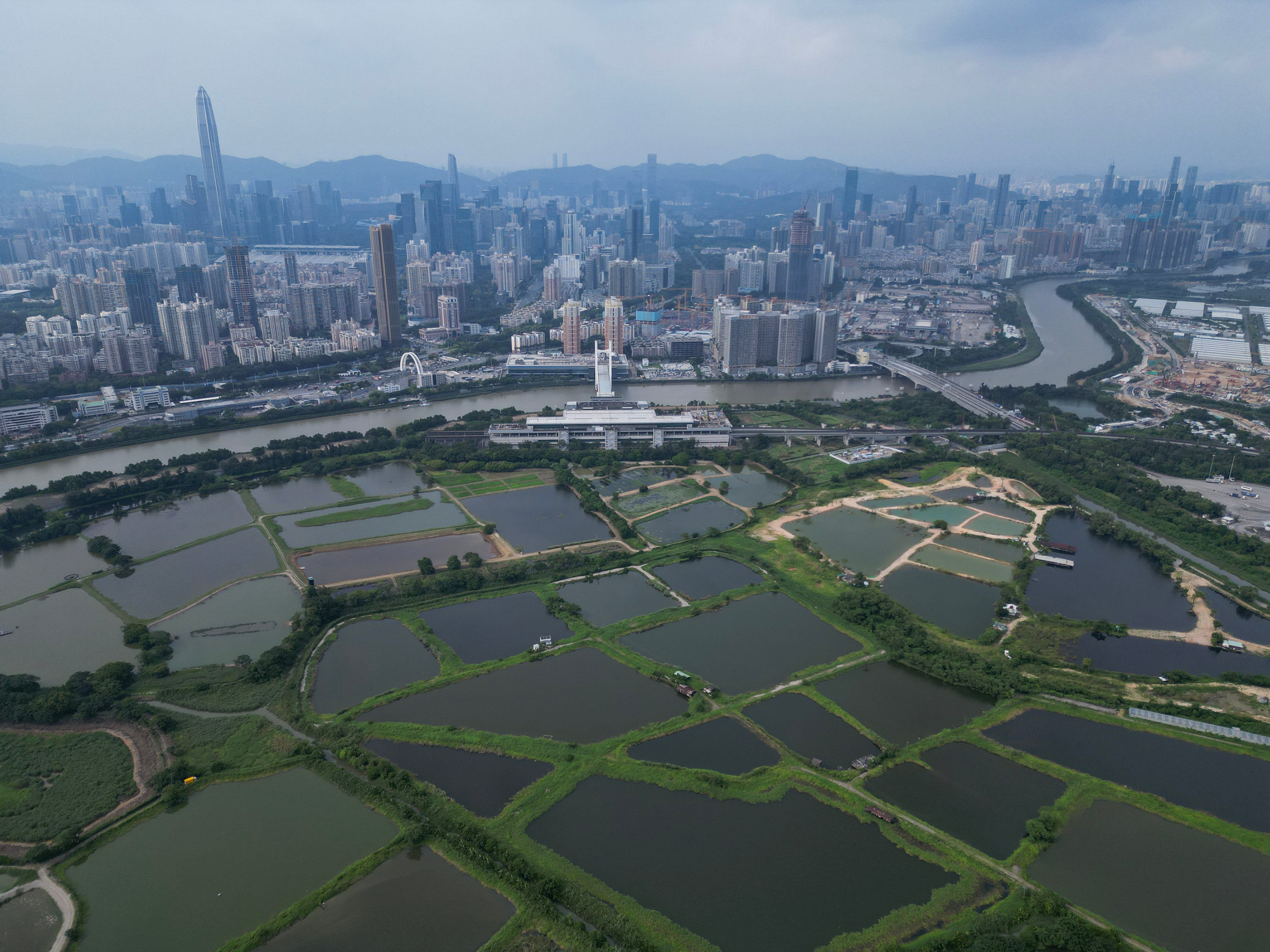 Hong Kong is aiming to develop land near the mainland border into an economic powerhouse and housing hub. Photo: Eugene Lee