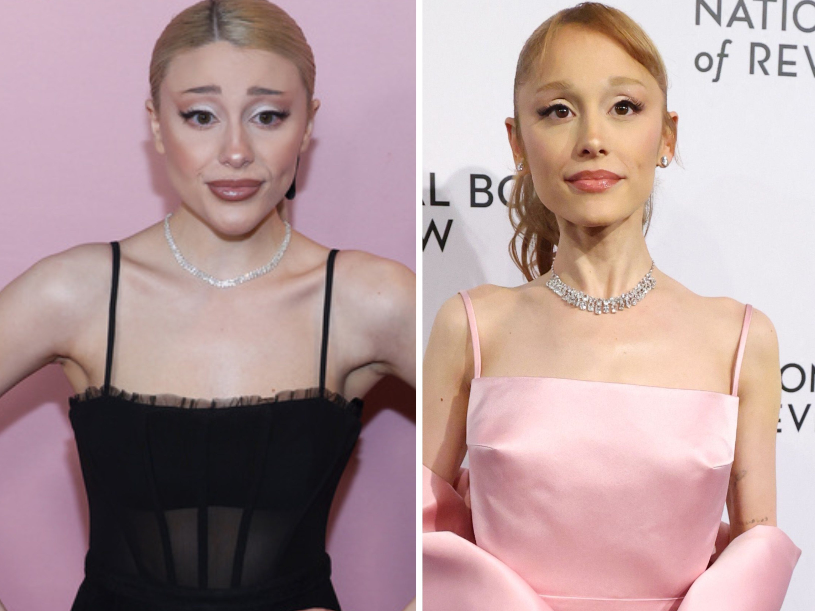 Paige Niemann has found fame – and notoriety – impersonating Wicked star Ariana Grande. Photos: Getty Images