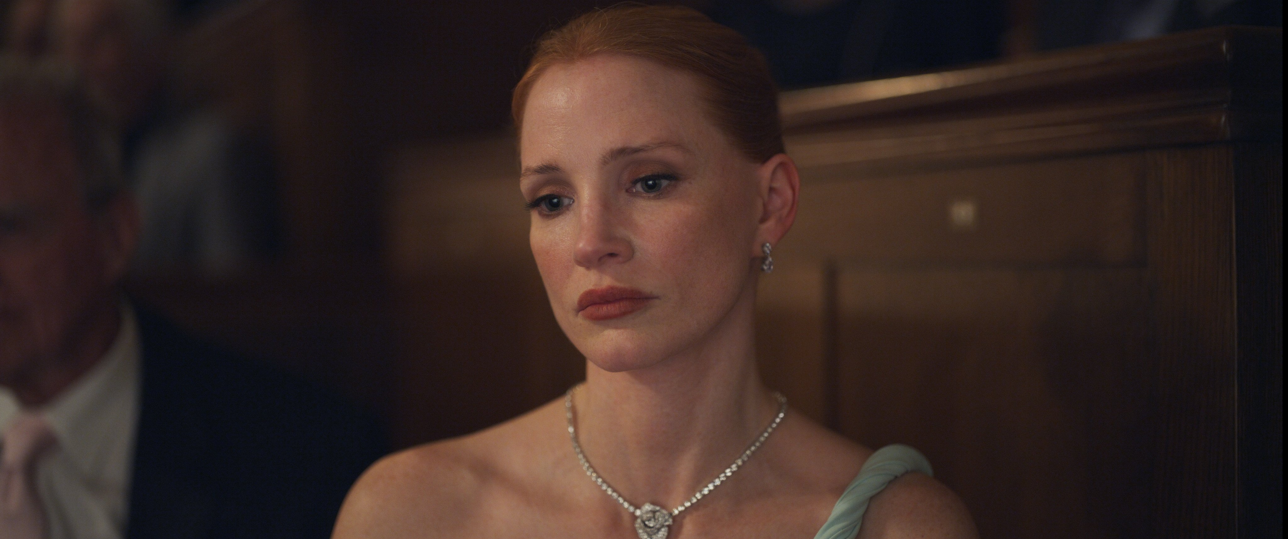 Jessica Chastain in a still from Dreams, directed by Michel Franco and co-starring Isaac Hernández. Photo: Teorema