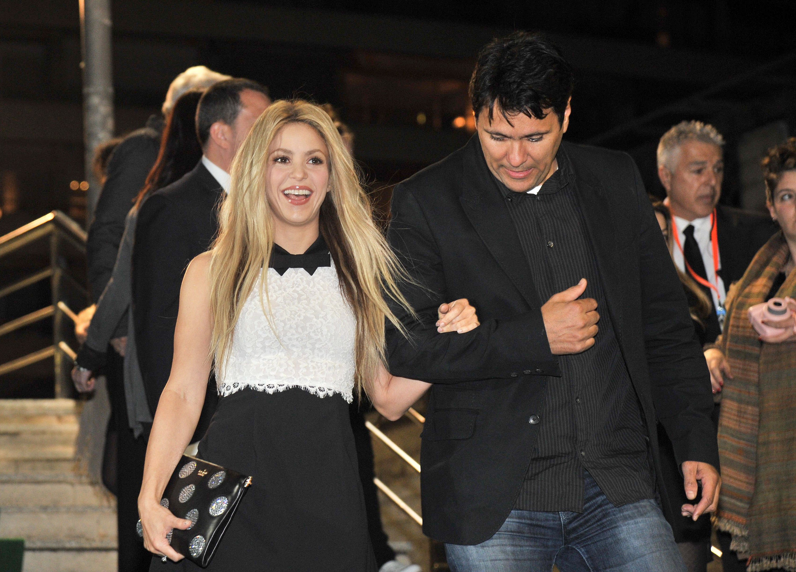 Shakira and her brother Tonino Mebarak at the Zootropolis premiere in Barcelona, ​​Spain, in 2016. Photo: Europa Press via Getty Images
