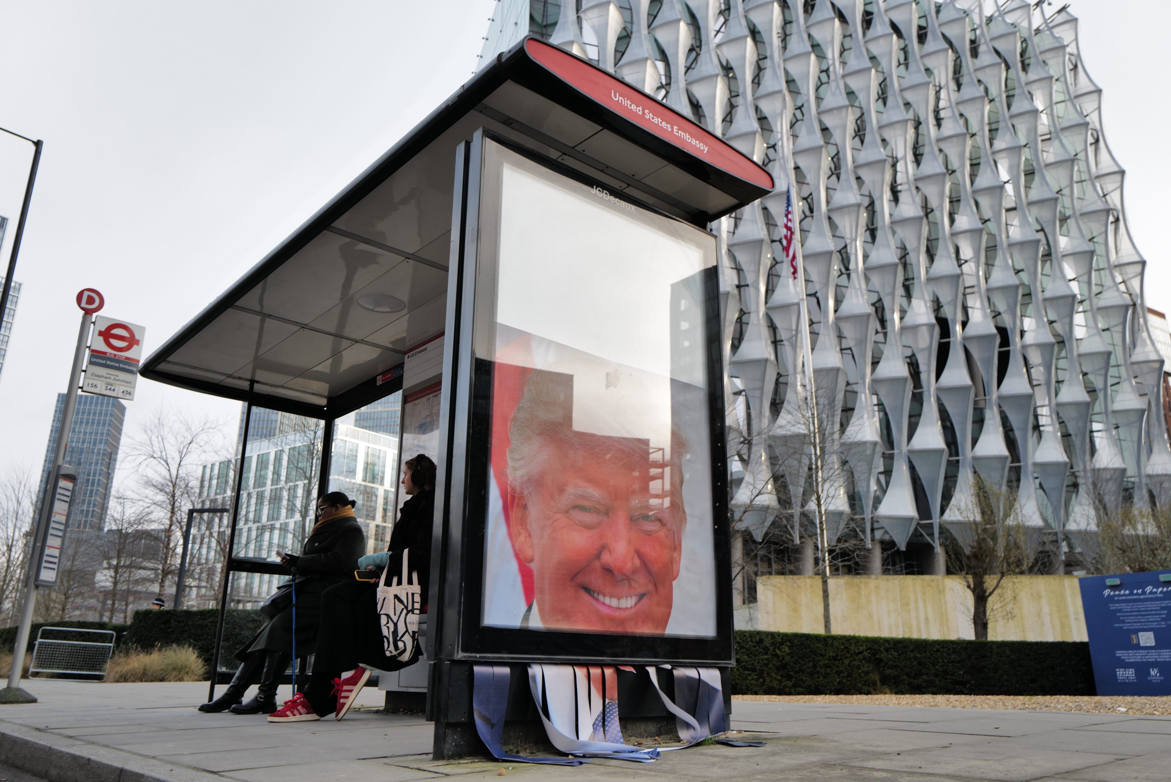 The US embassy in London. Photo: Joao Daniel Pereira/ZUMA Press Wire/dpa