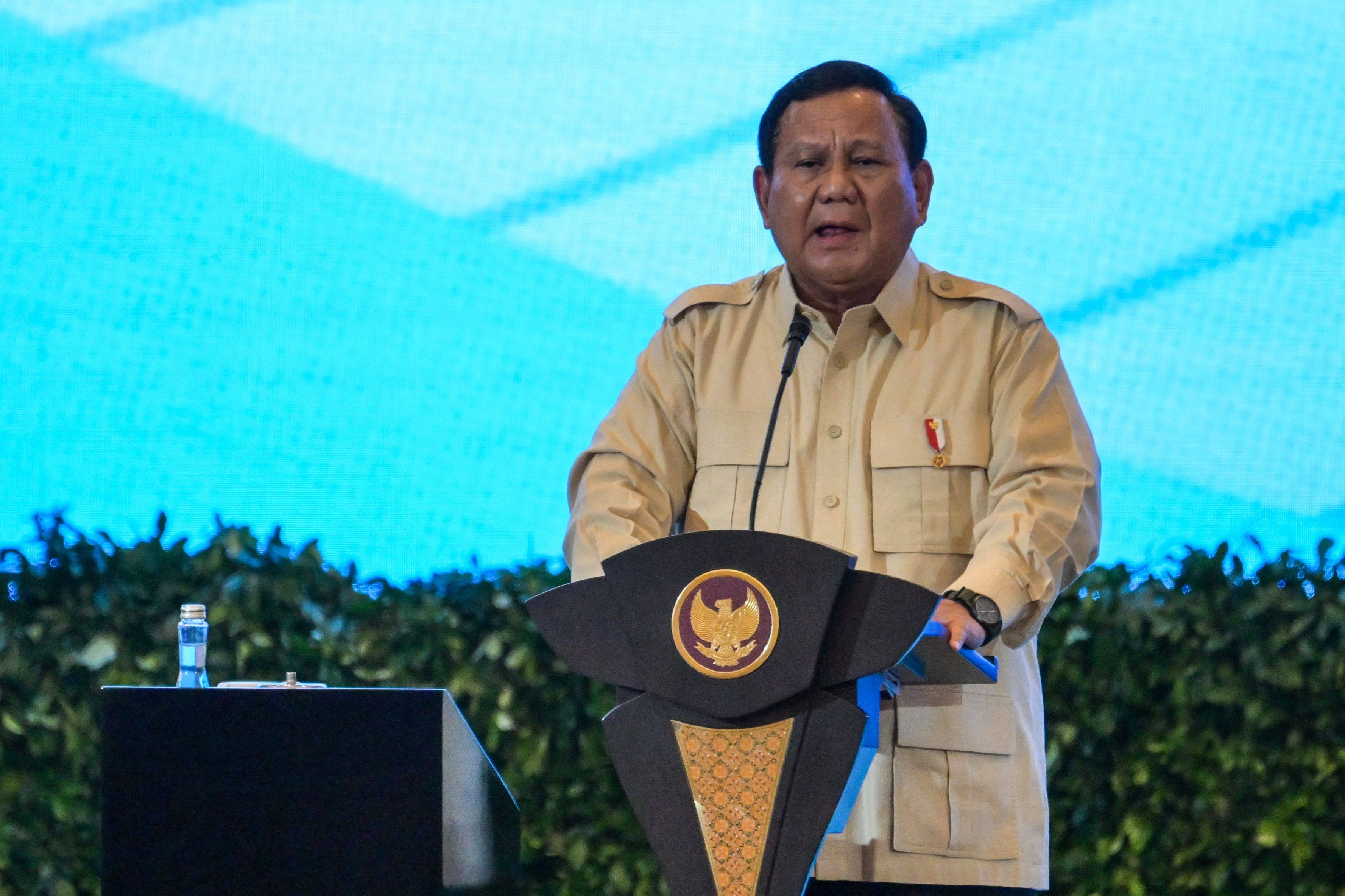 Indonesia’s President Prabowo Subianto said the sovereign fund will invest in sustainable high impact projects across sectors such as renewable energy, advanced manufacturing, downstream industries and food production. Photo: AFP