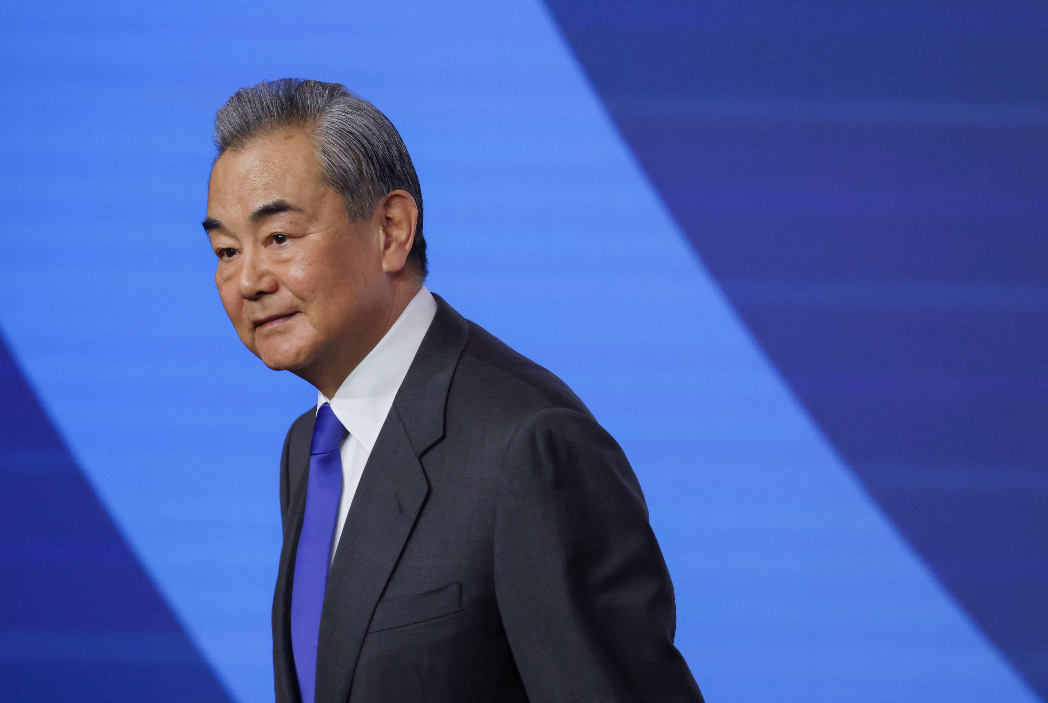 Chinese Foreign Minister Wang Yi at the Munich Security Conference in the German city of the same name on Friday. Photo: Reuters