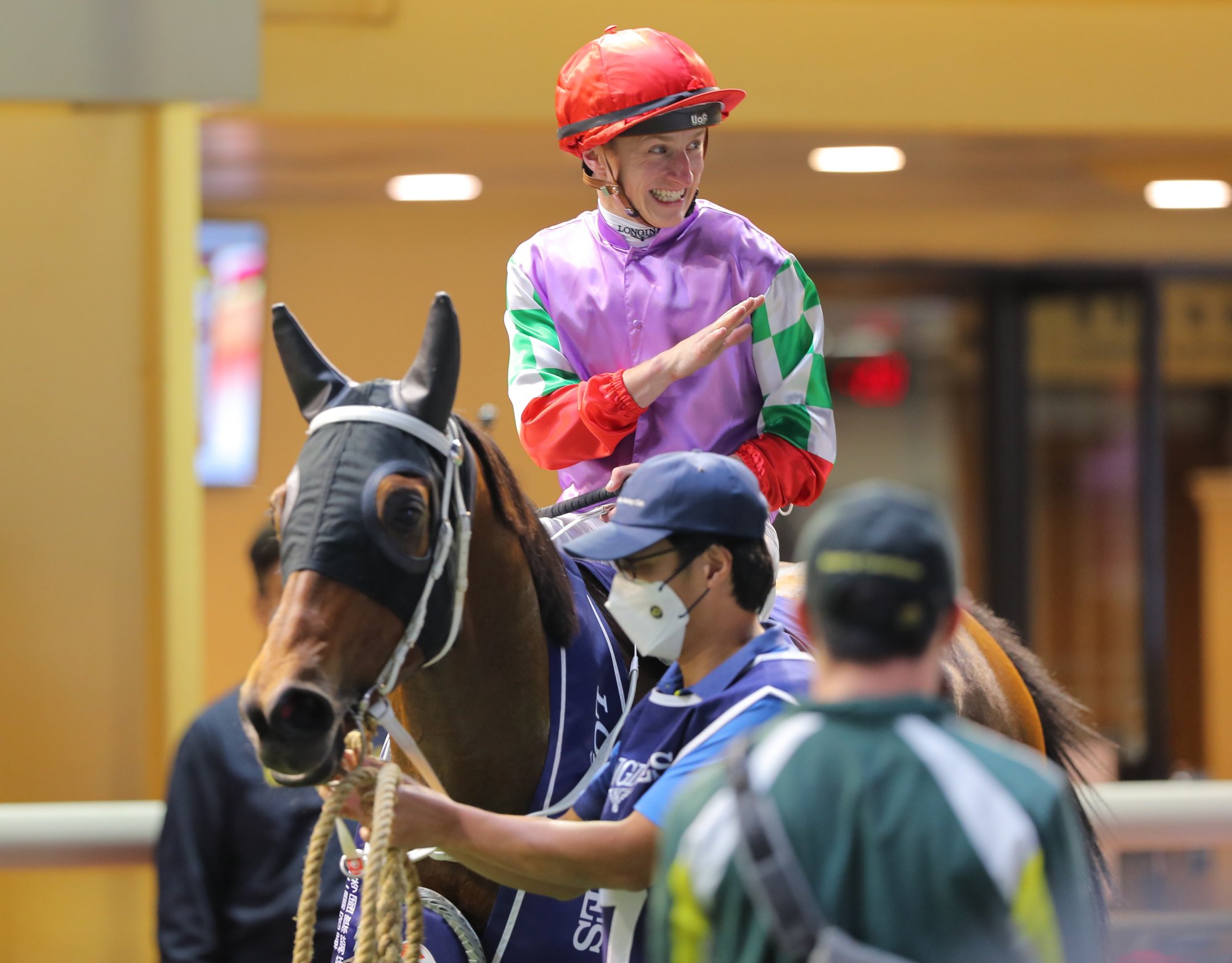 Tom Marquand aboard Winning Dragon after snaring a leg of the IJC in 2022.