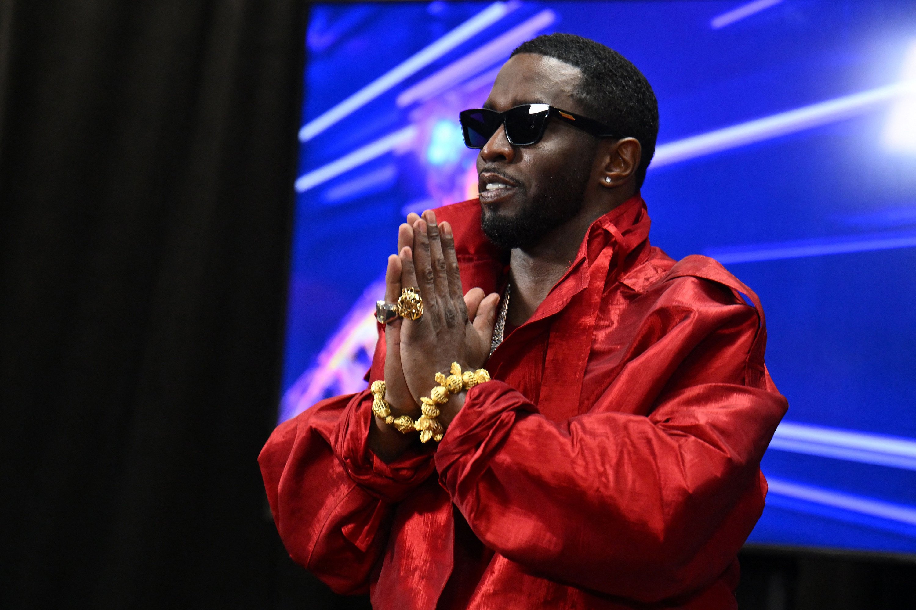 Sean “Diddy” Combs in the media room during the MTV Video Music Awards at the Prudential Center in Newark, New Jersey, on September 12, 2023. Photo: TNS