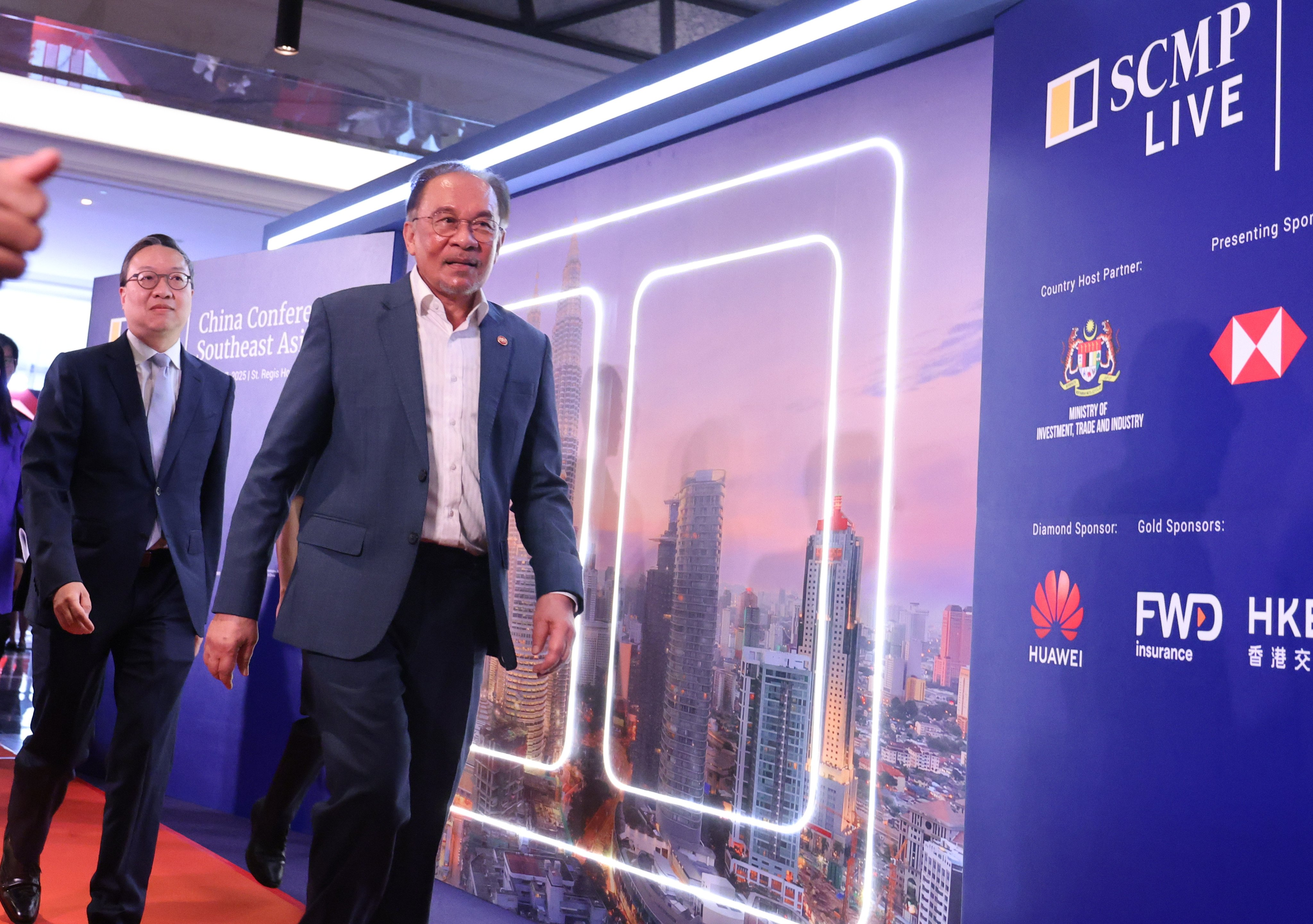 Malaysian Prime Minister Anwar Ibrahim attends SCMP’s China Conference Southeast Asia, held at The St. Regis Hotel in Kuala Lumpur.