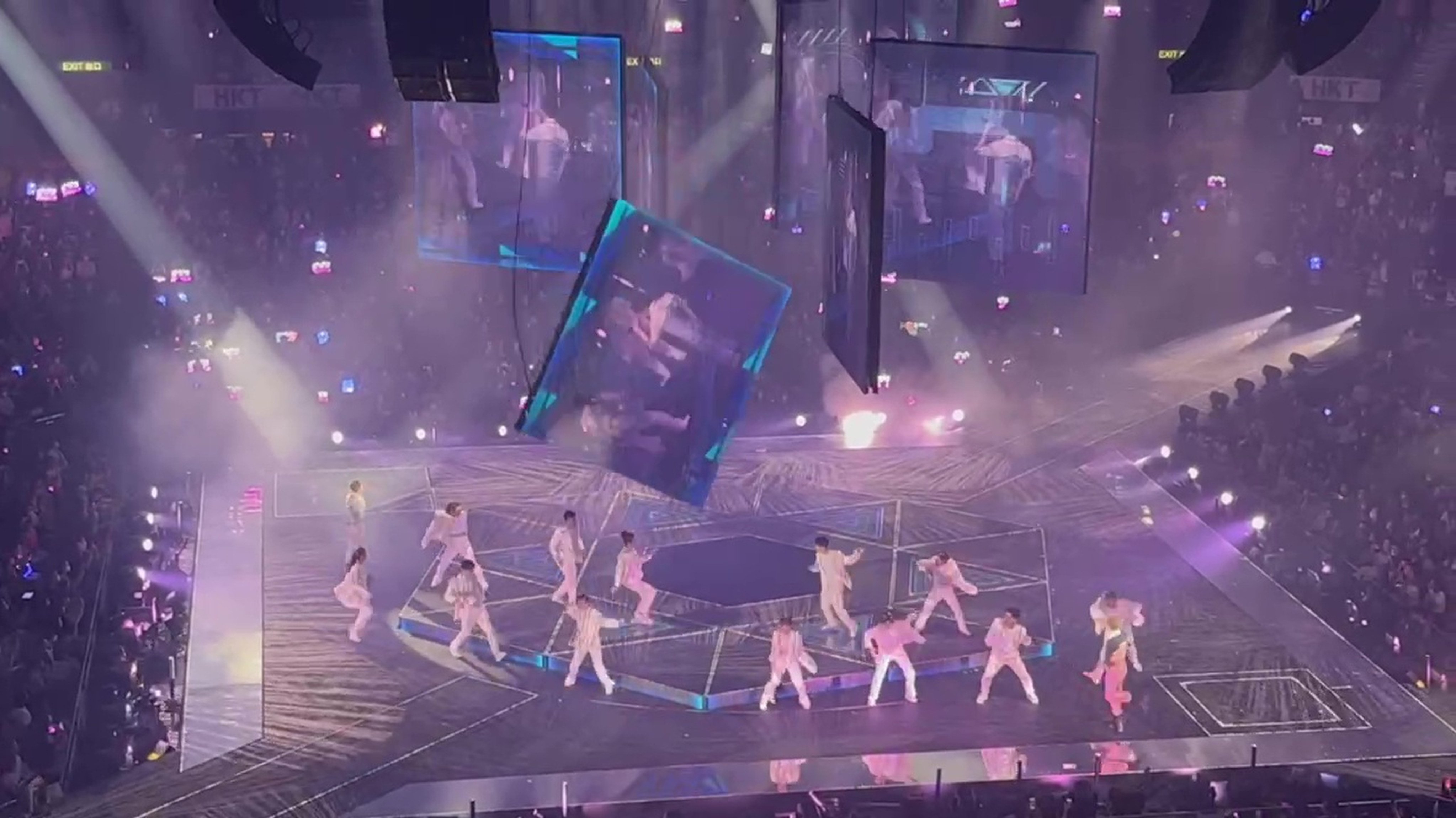 Three dancers were injured during a Mirror concert after a giant video screen fell on the stage in 2022. Photo: Handout