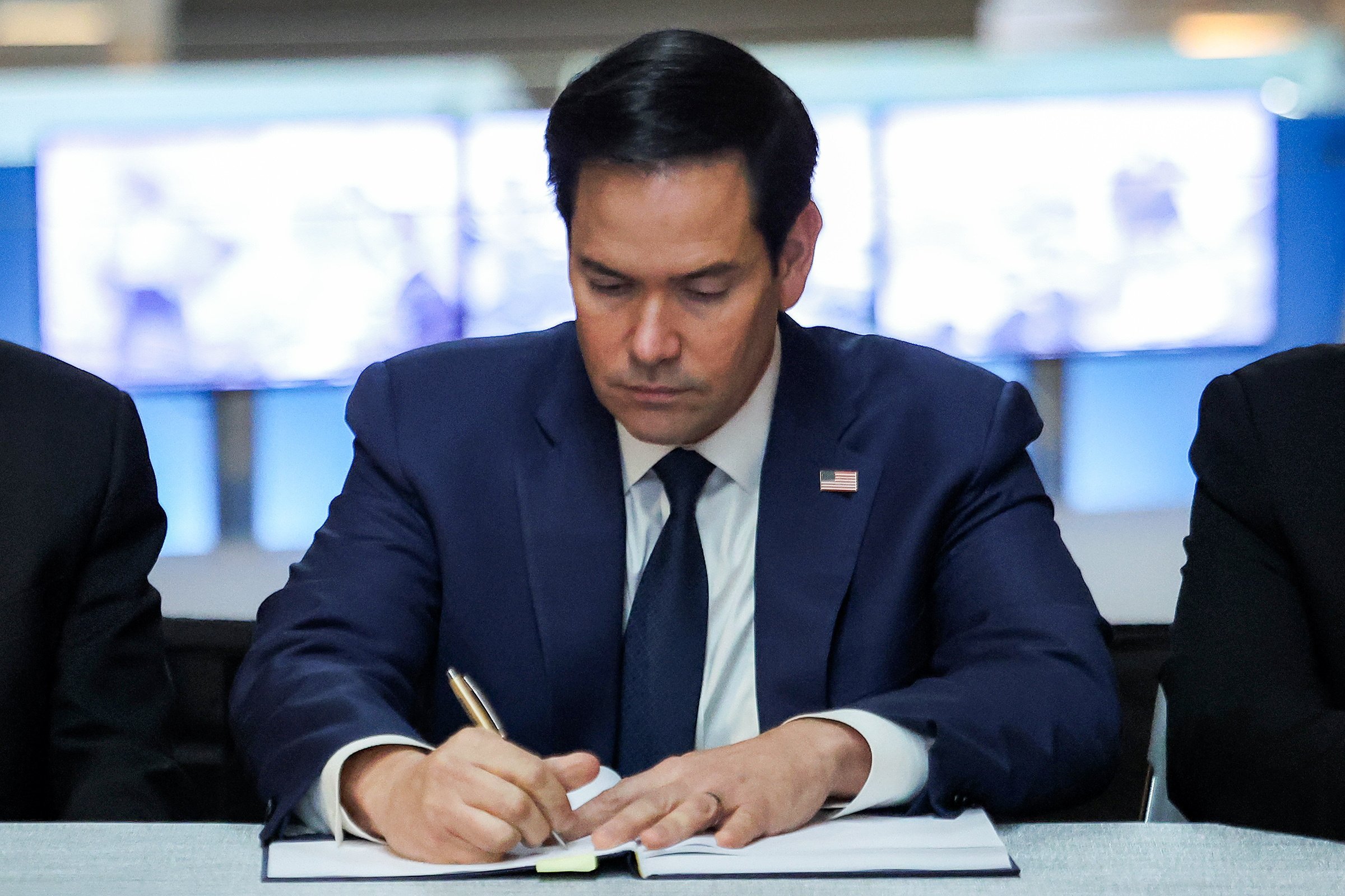 US Secretary of State Marco Rubio in Jerusalem, Israel on Sunday. Photo: EPA-EFE