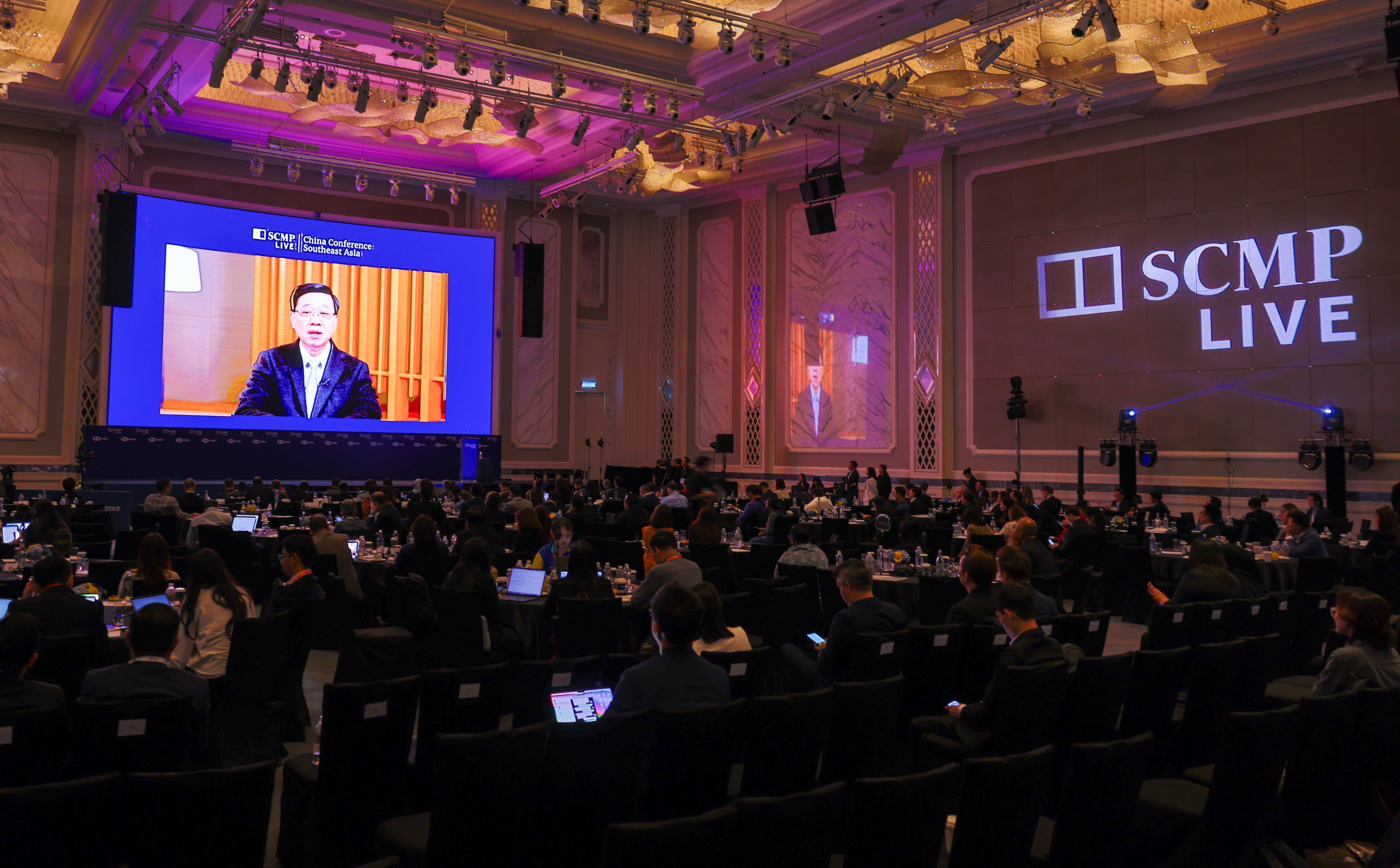 City leader John Lee has hailed economic ties between Southeast Asia and Hong Kong at the Post’s conference in Kuala Lumpur. Photo: SCMP