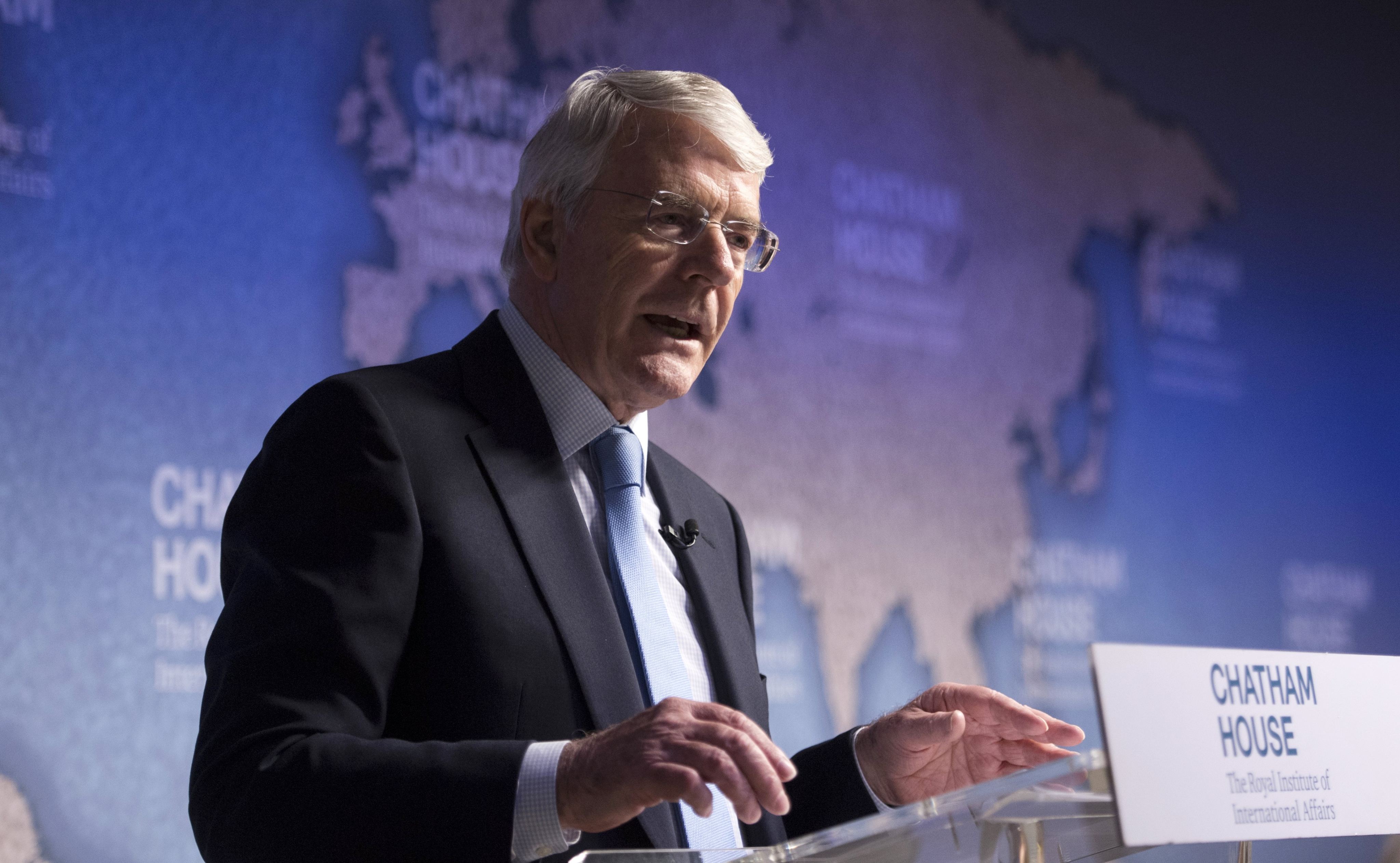 Former British prime minister John Major. Photo: EPA