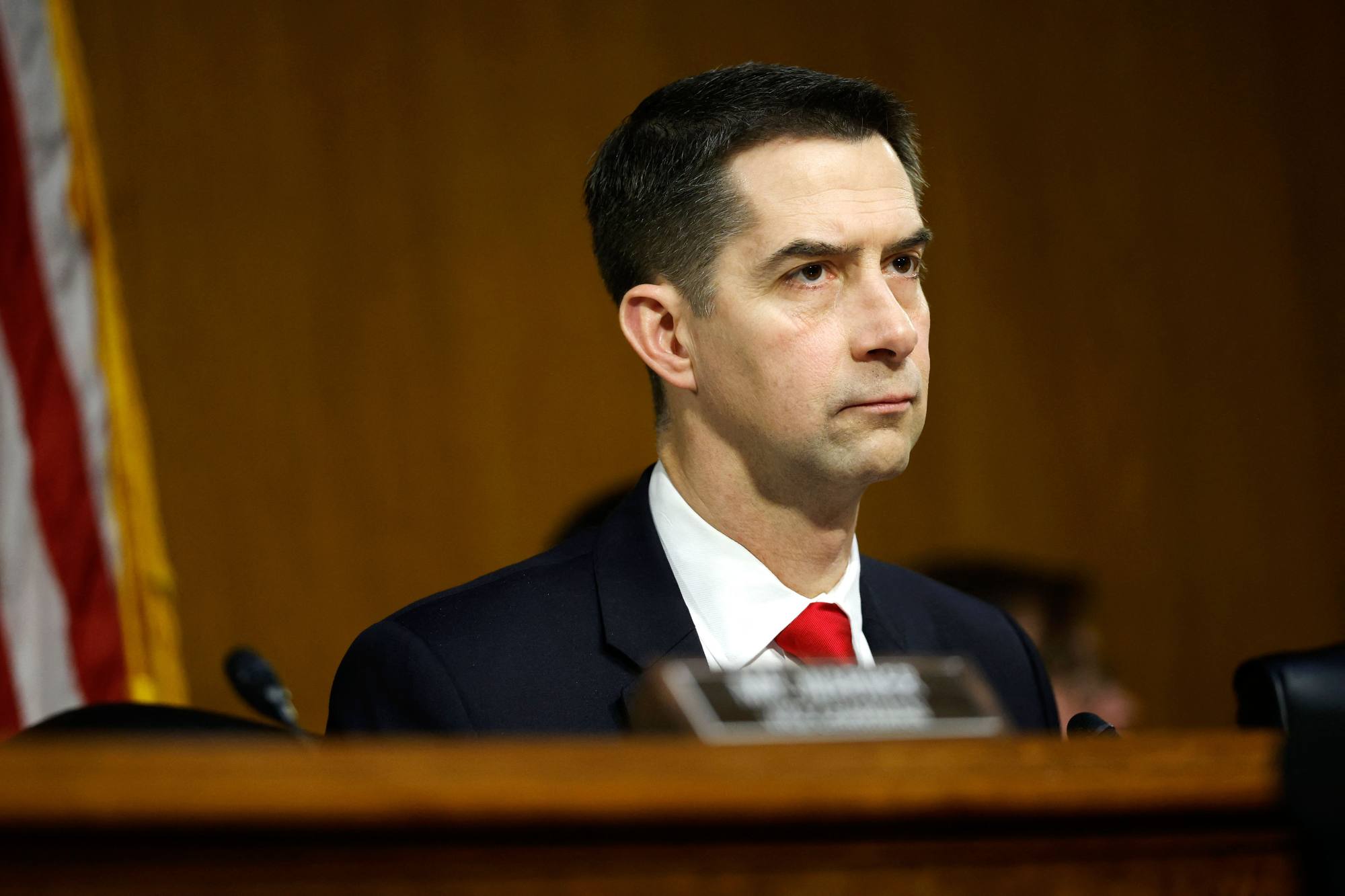 US senator Tom Cotton, an Arkansas Republican, has championed legislation to prohibit citizens of China, Cuba, Iran, North Korea and Russia from gaining access to national labs unless they obtain a waiver. Photo: Getty Images via AFP