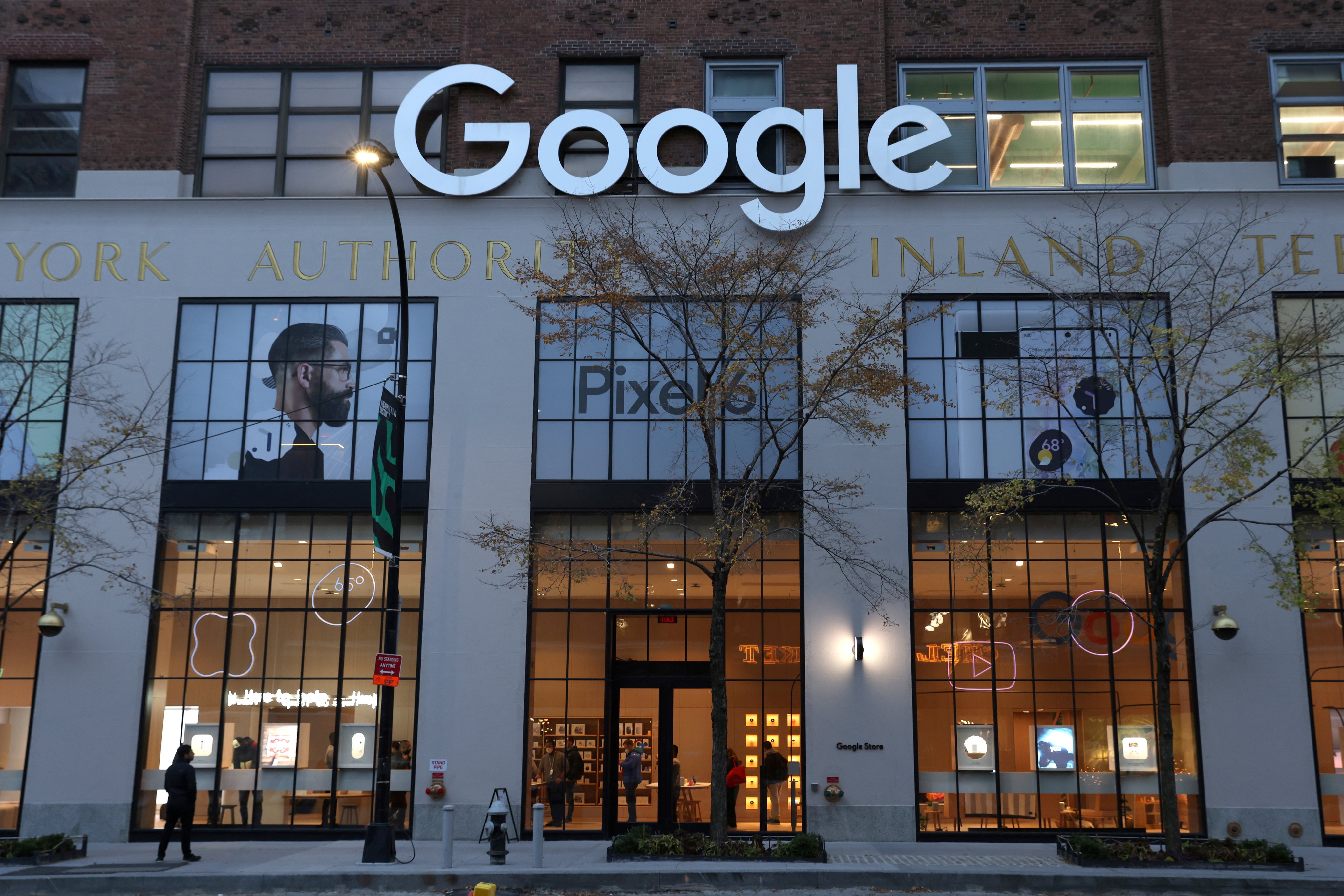 The Google Store Chelsea in Manhattan, New York. Photo: Reuters