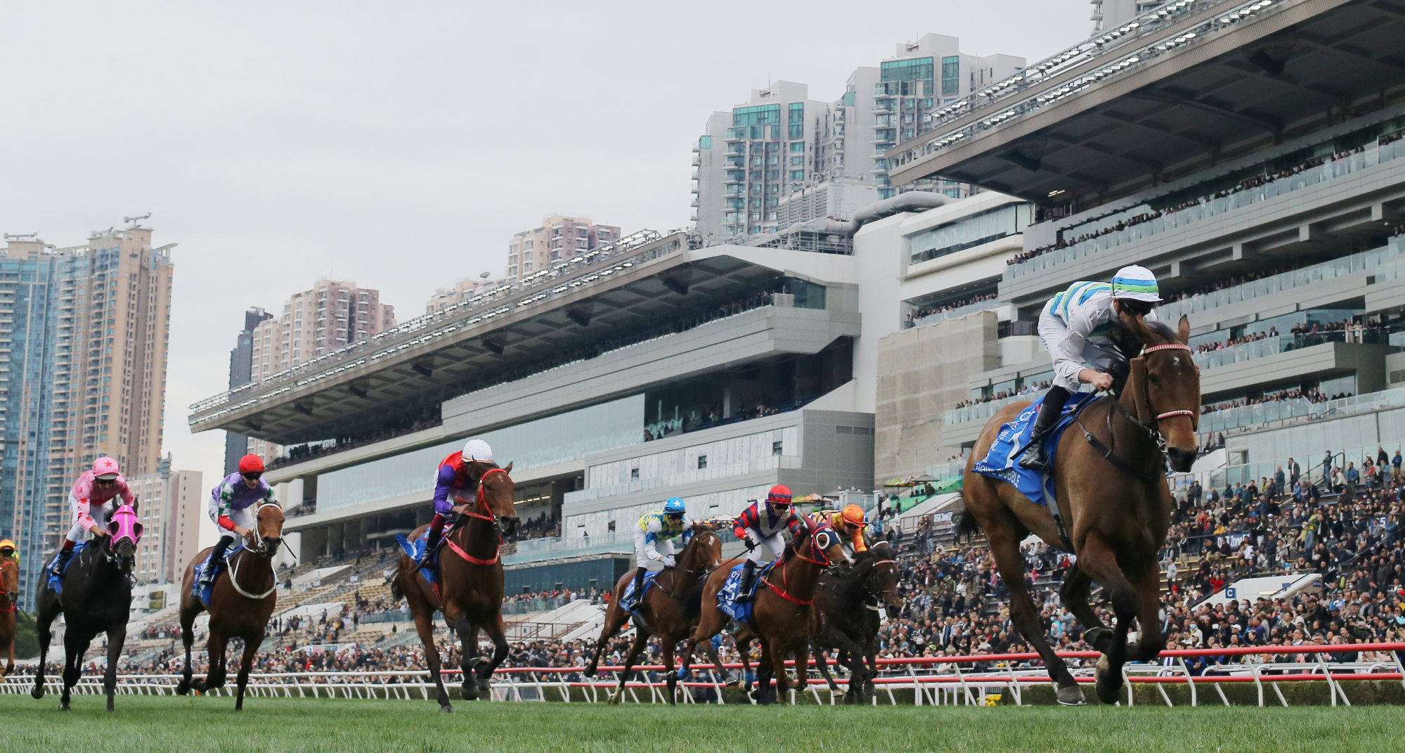 Voyage Bubble streaks clear in the Gold Cup.