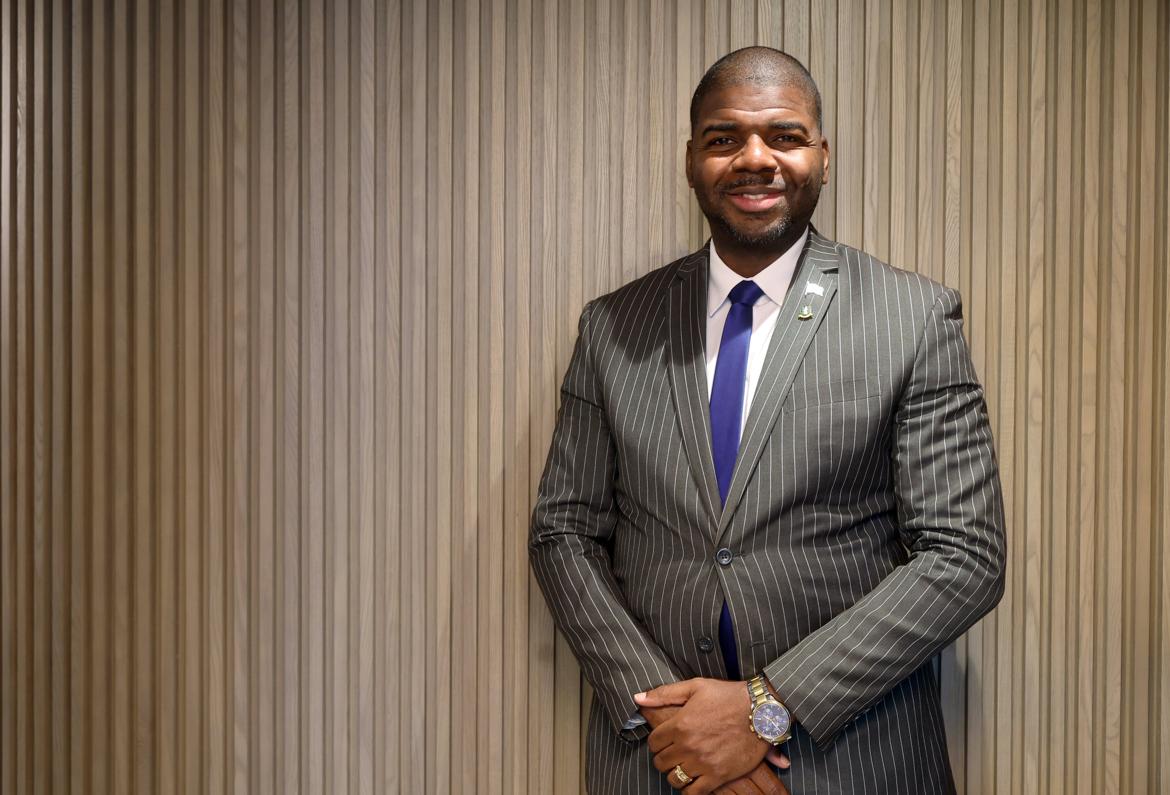 Natalio Wheatley, the premier of the British Virgin Islands. Photo: Edmond So