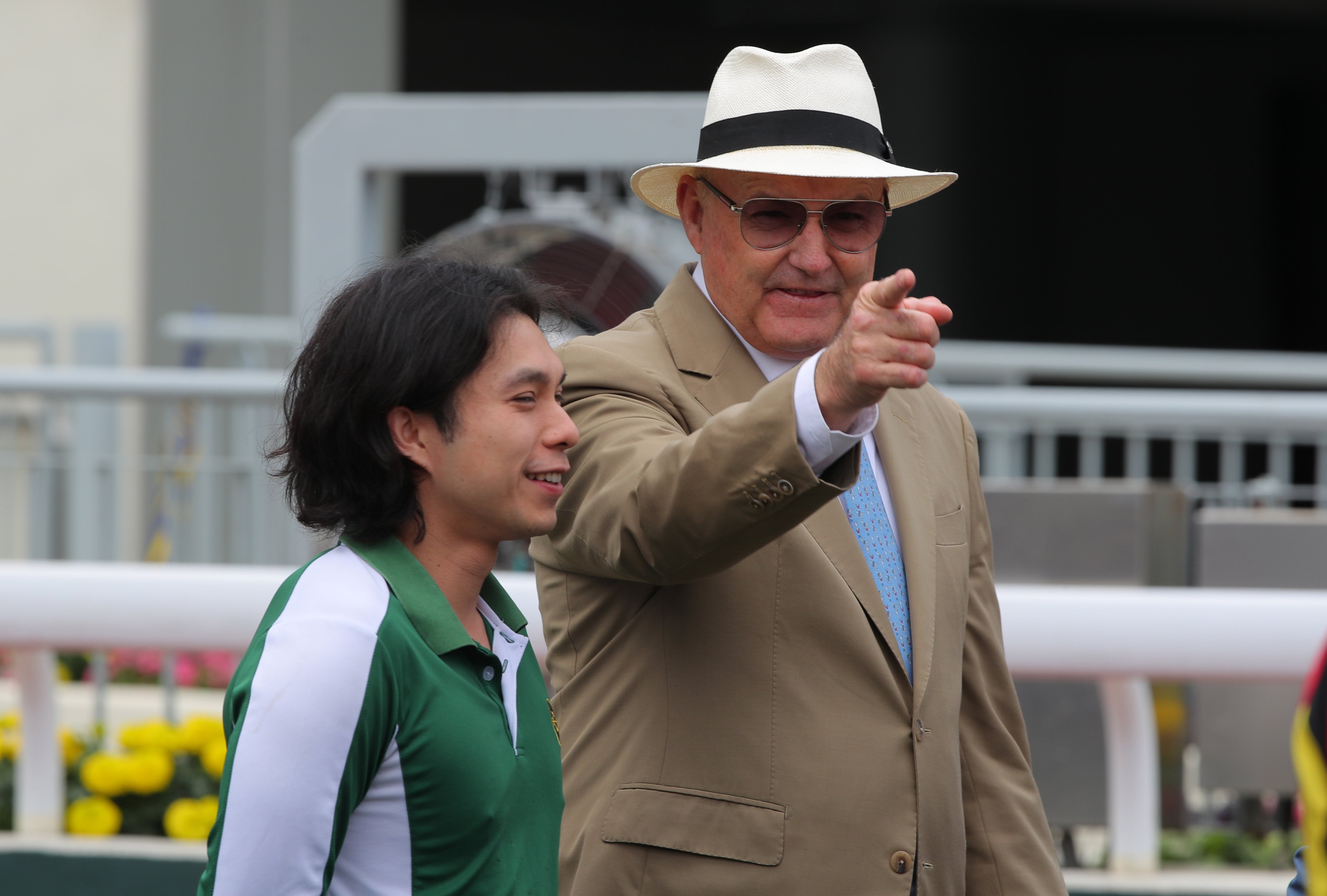 David Hayes after Ka Ying Rising’s weekend win. Photo: Kenneth Chan