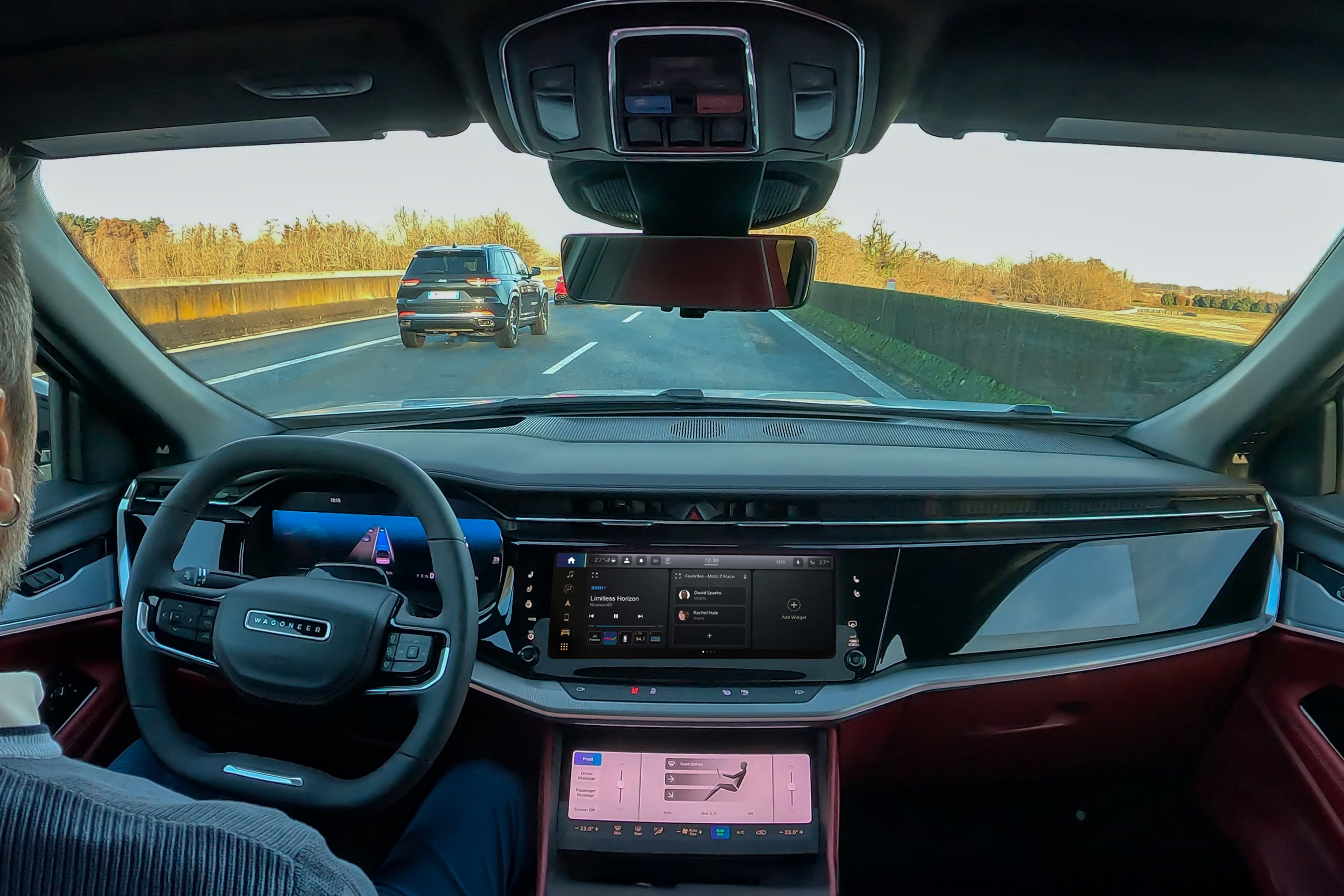 Carmaker Stellantis, whose marques include Jeep, Fiat, Alfa Romeo, Dodge and Maserati, has unveiled STLA AutoDrive 1.0, the company’s first in-house-developed automated driving system. Activated by a dashboard button, it is intended for short-term use. Photo: Stellantis