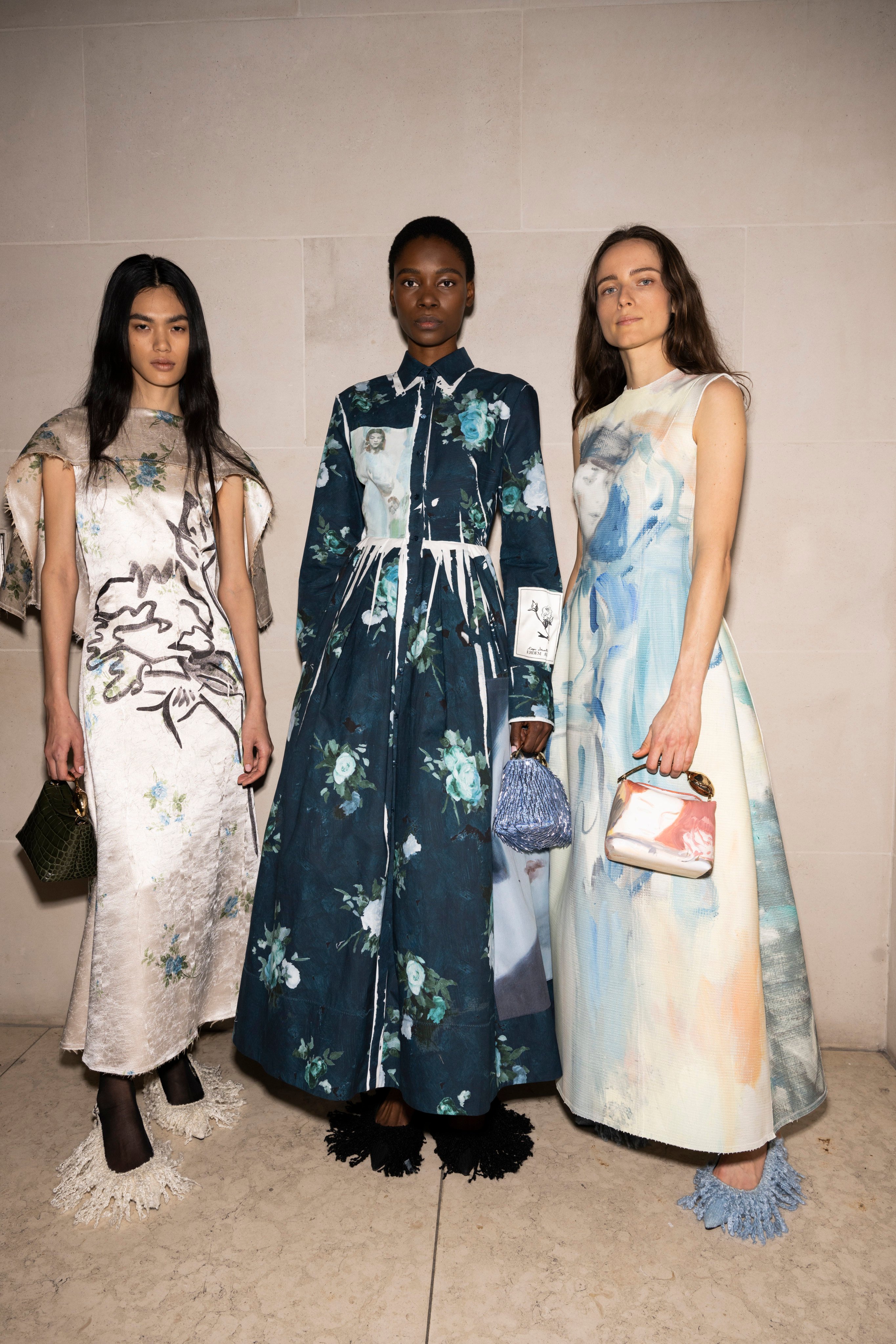 Erdem Moralıoğlu of Erdem designed his autumn/winter 2025 collection in collaboration with artist Kaye Donachie. Photo: Handout