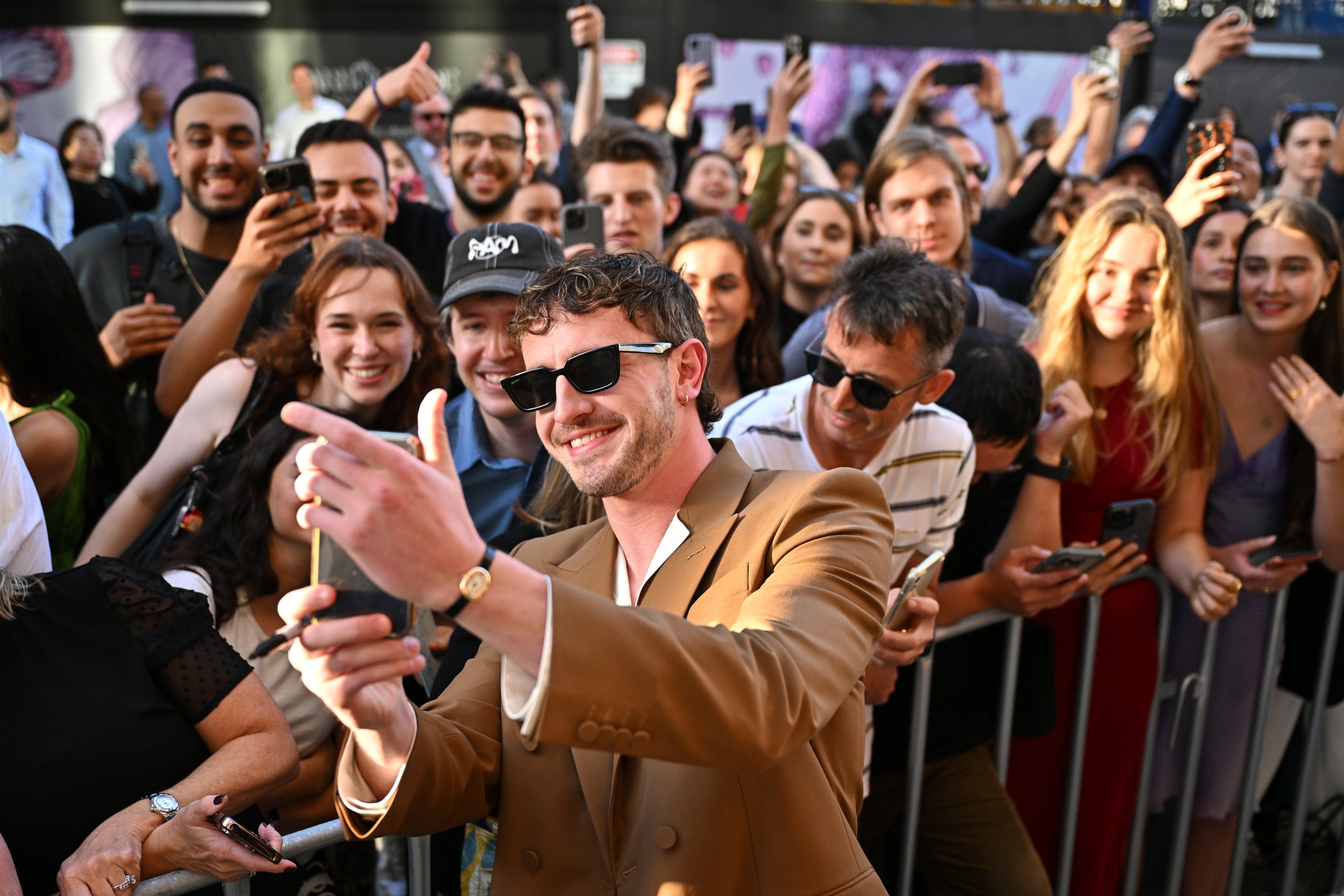 A-listers like Paul Mescal (pictured), Tyler the Creator and Kendall Jenner are popularising the wearing of mini watches from marque brands. Photo: Getty Images